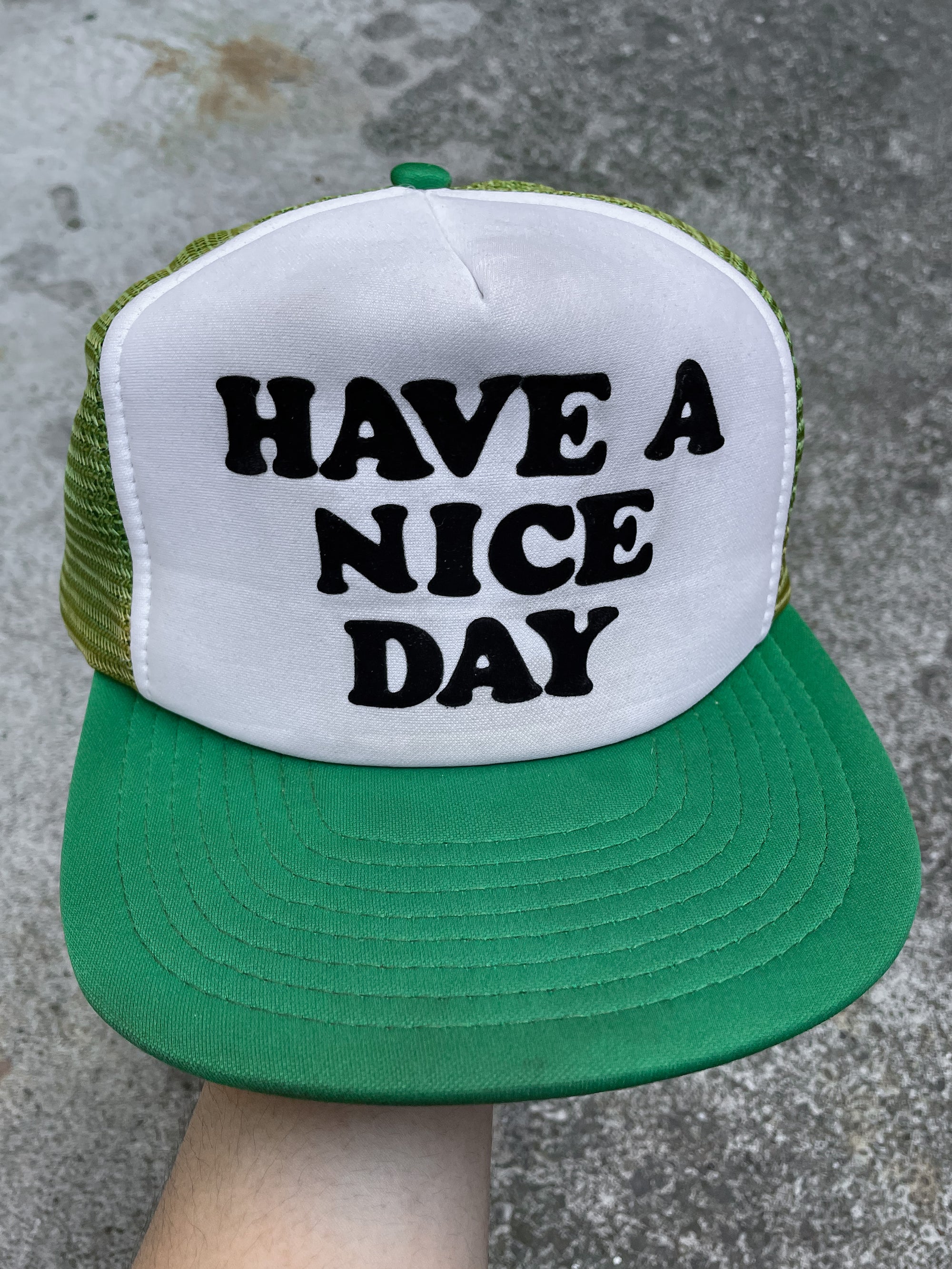 1980s “Have A Nice Day” Trucker Hat