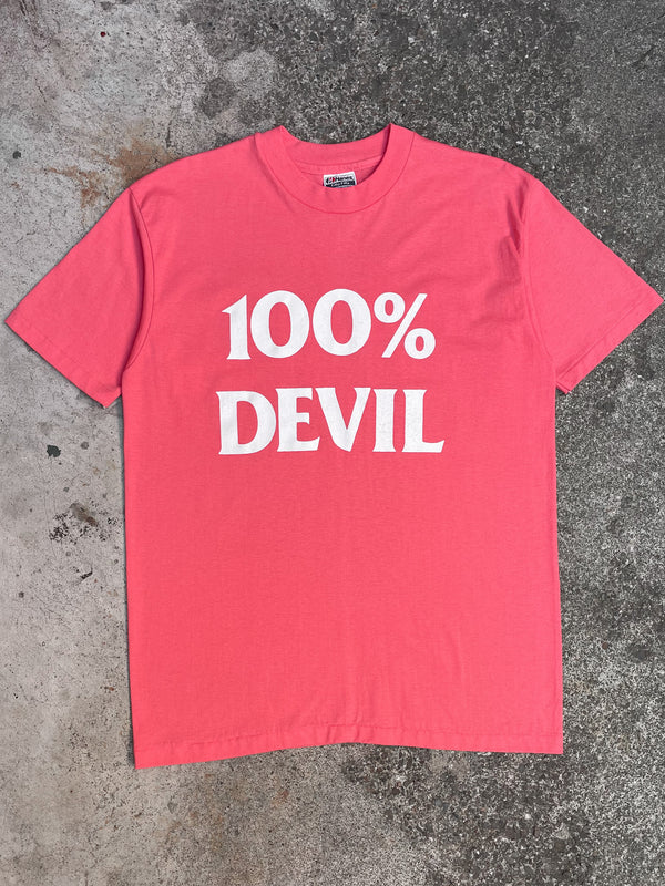 1990s “100% Devil” Single Stitched Tee (M/L)