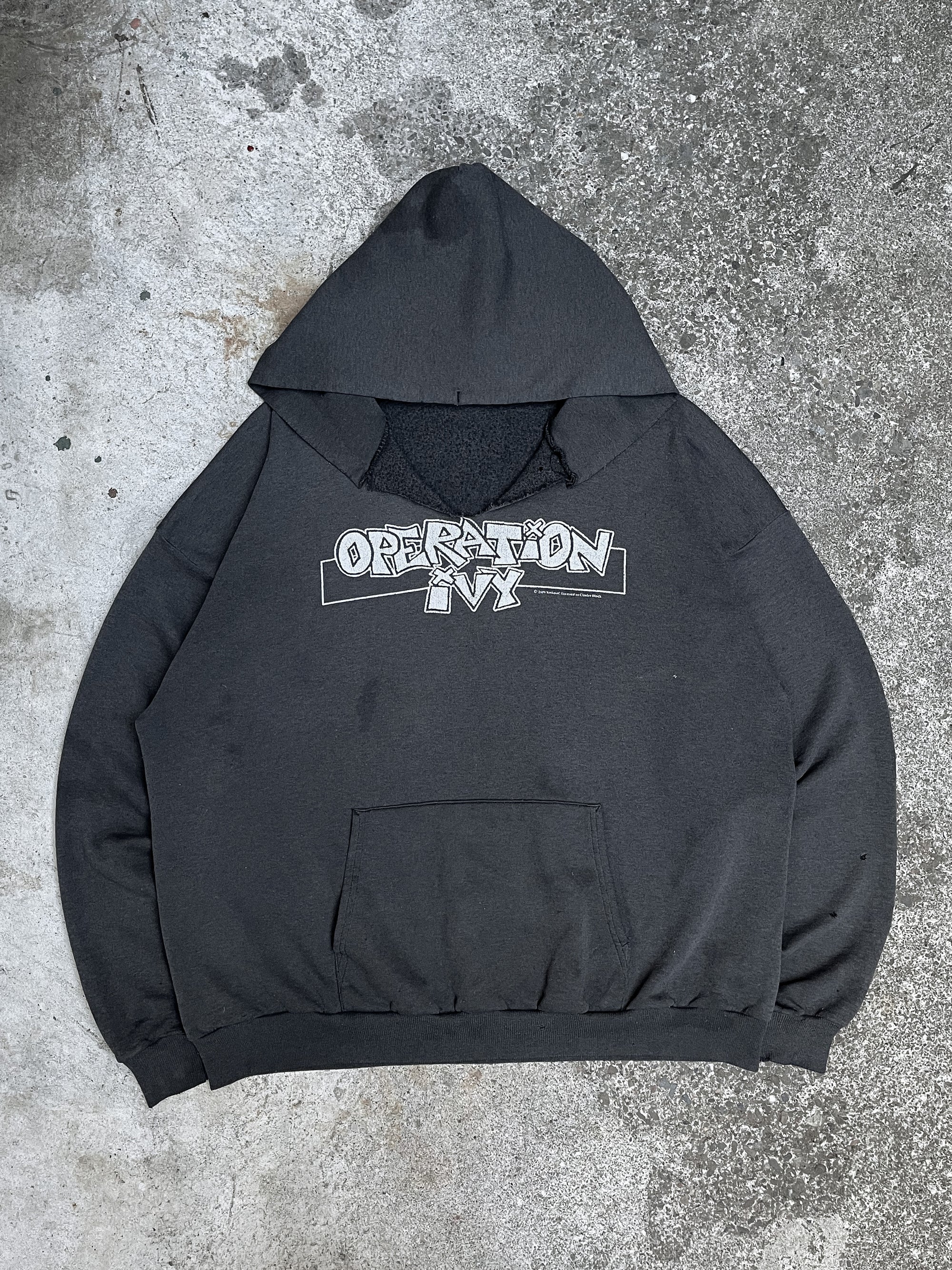 1990s “Operation Ivy” Faded Hoodie