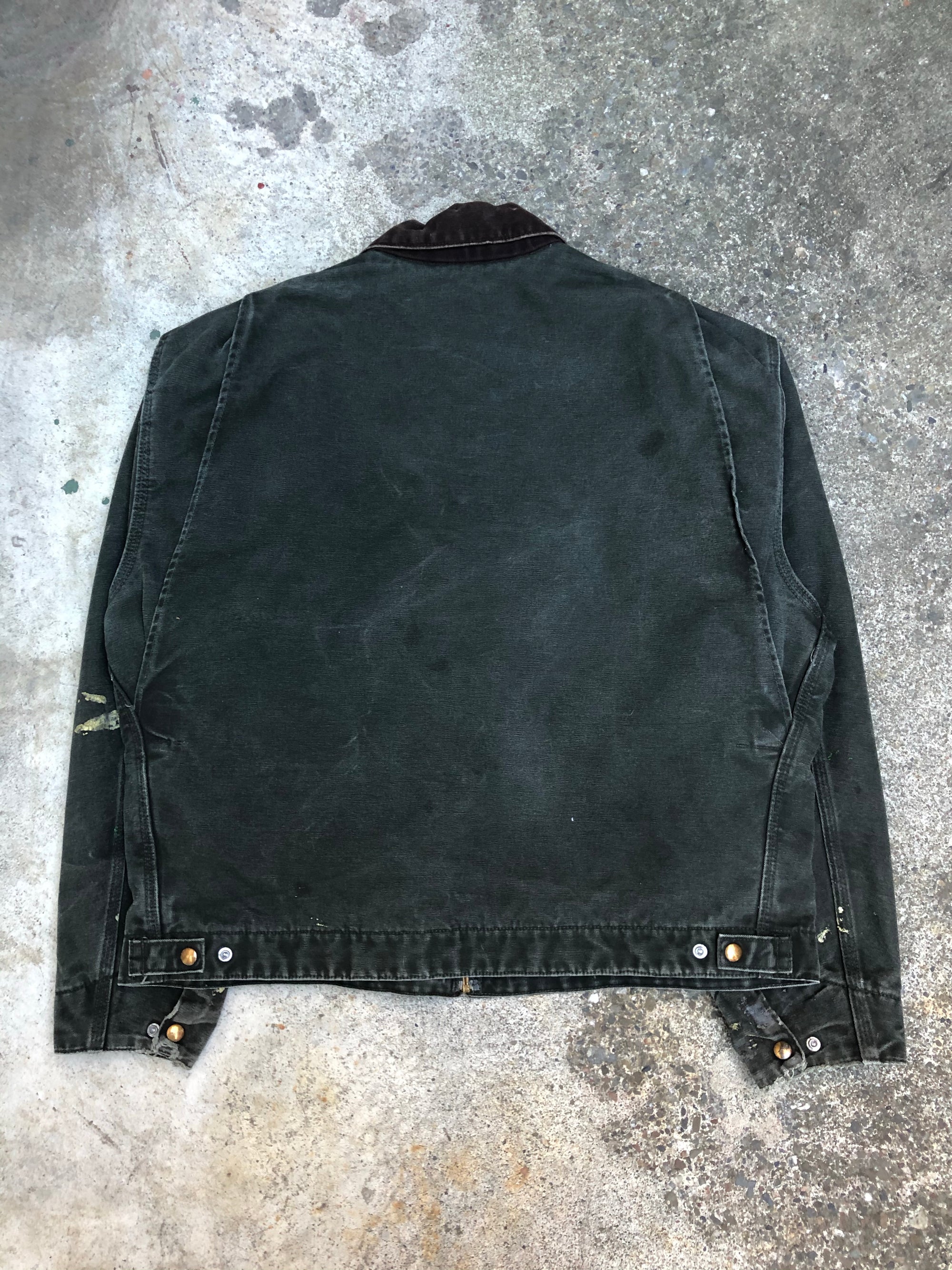 1990s Carhartt Moss Green Lined Work Jacket