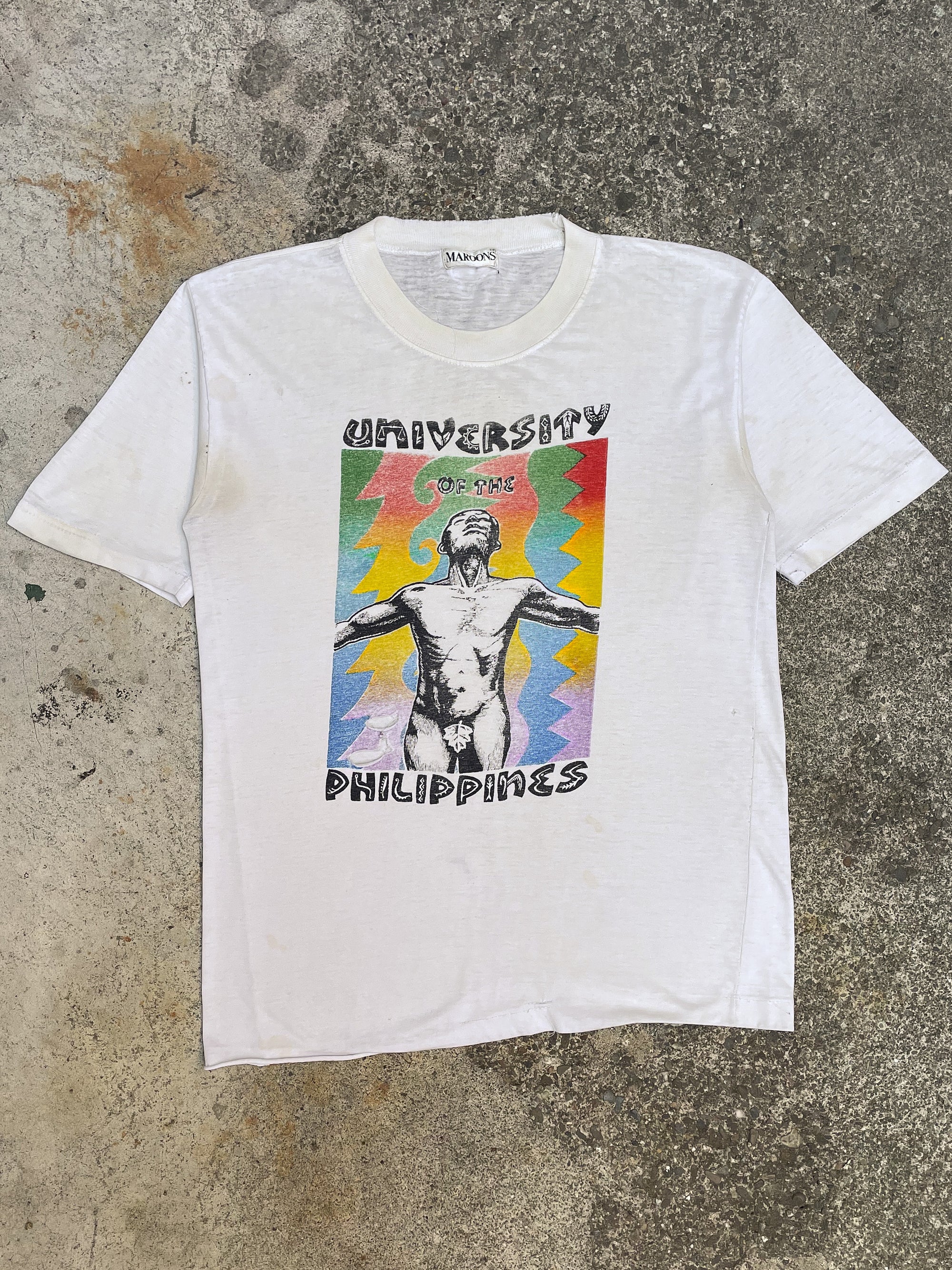 1990s “University of the Philippines” Distressed Tee (M)