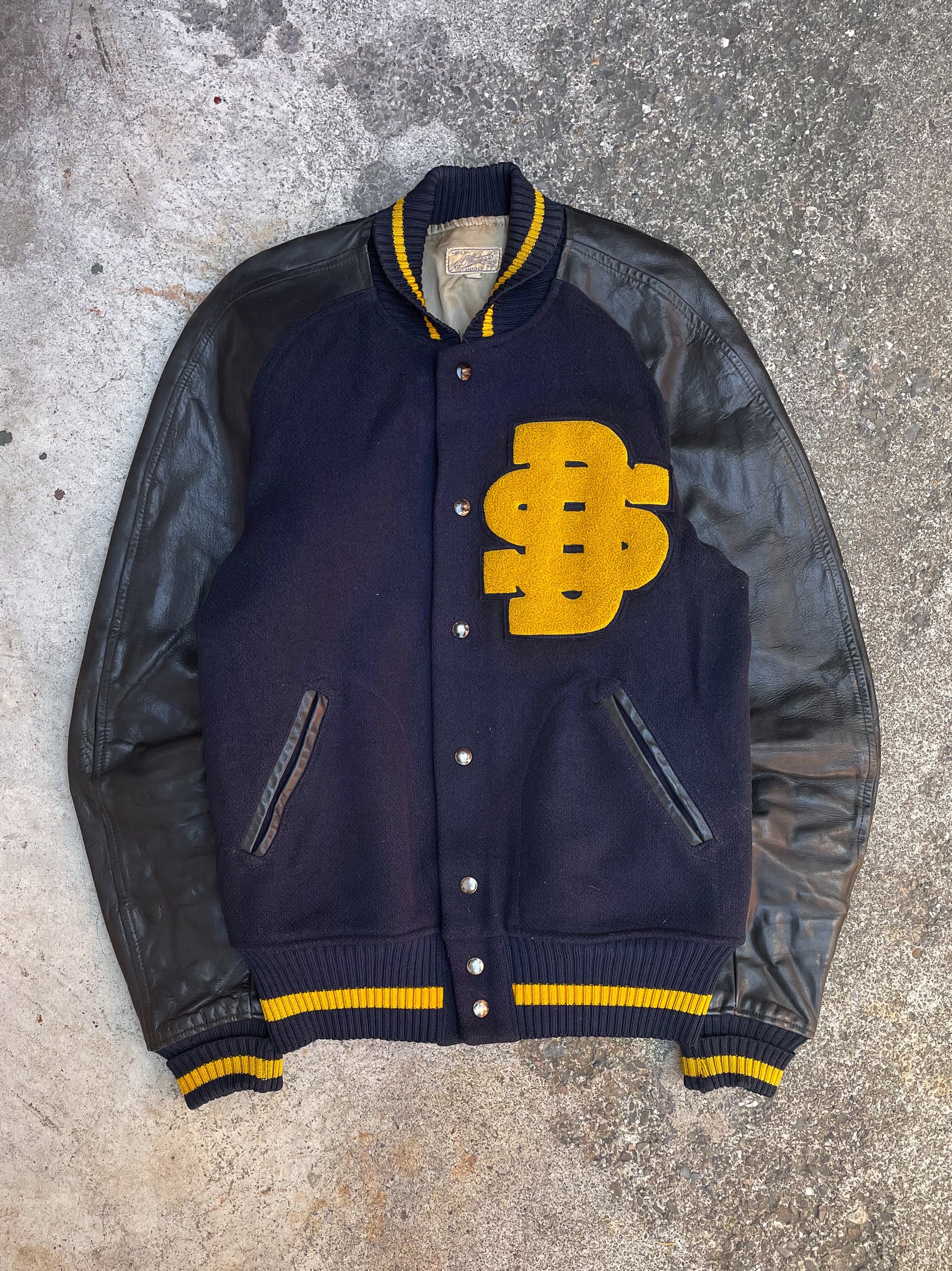 1950s “SD” Navy Varsity Jacket