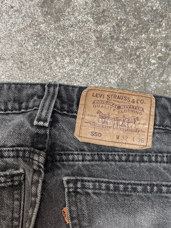 1990s Orange Tab Levi’s Faded Black 550 (31X34)