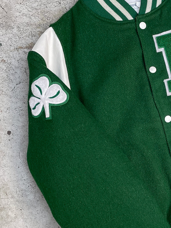 1990s Green “Dublin” Varsity Letterman Jacket