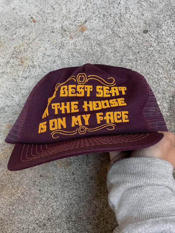 1980s “The Best Seat in the House…” Trucker Hat