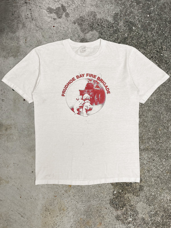 1980s “Prudhoe Bay Fire Brigade” Single Stitched Tee (M)