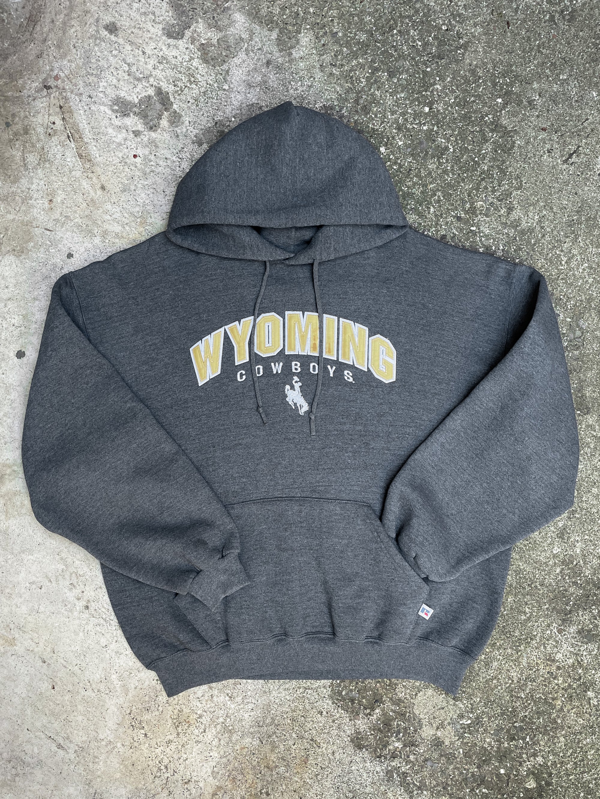 Early 00s Russell “Wyoming Cowboys” Hoodie (XL)