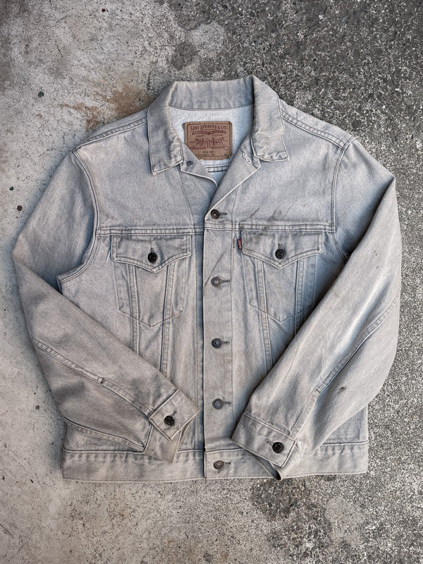 1970s/80s Levi’s Faded Grey Denim Jacket (M)