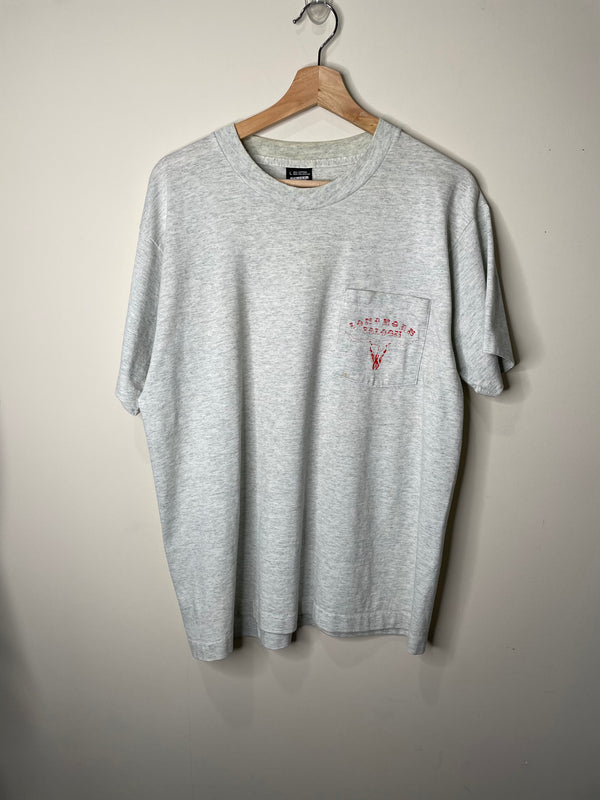 1990s “Longhorn Saloon” Single Stitched Pocket Tee (L)