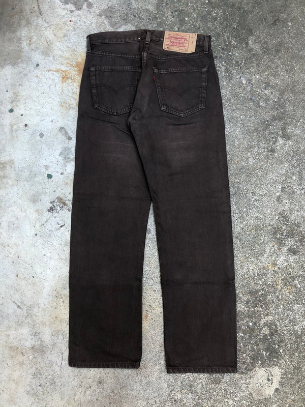 1990s Levis Faded Brown 501 (30X28)