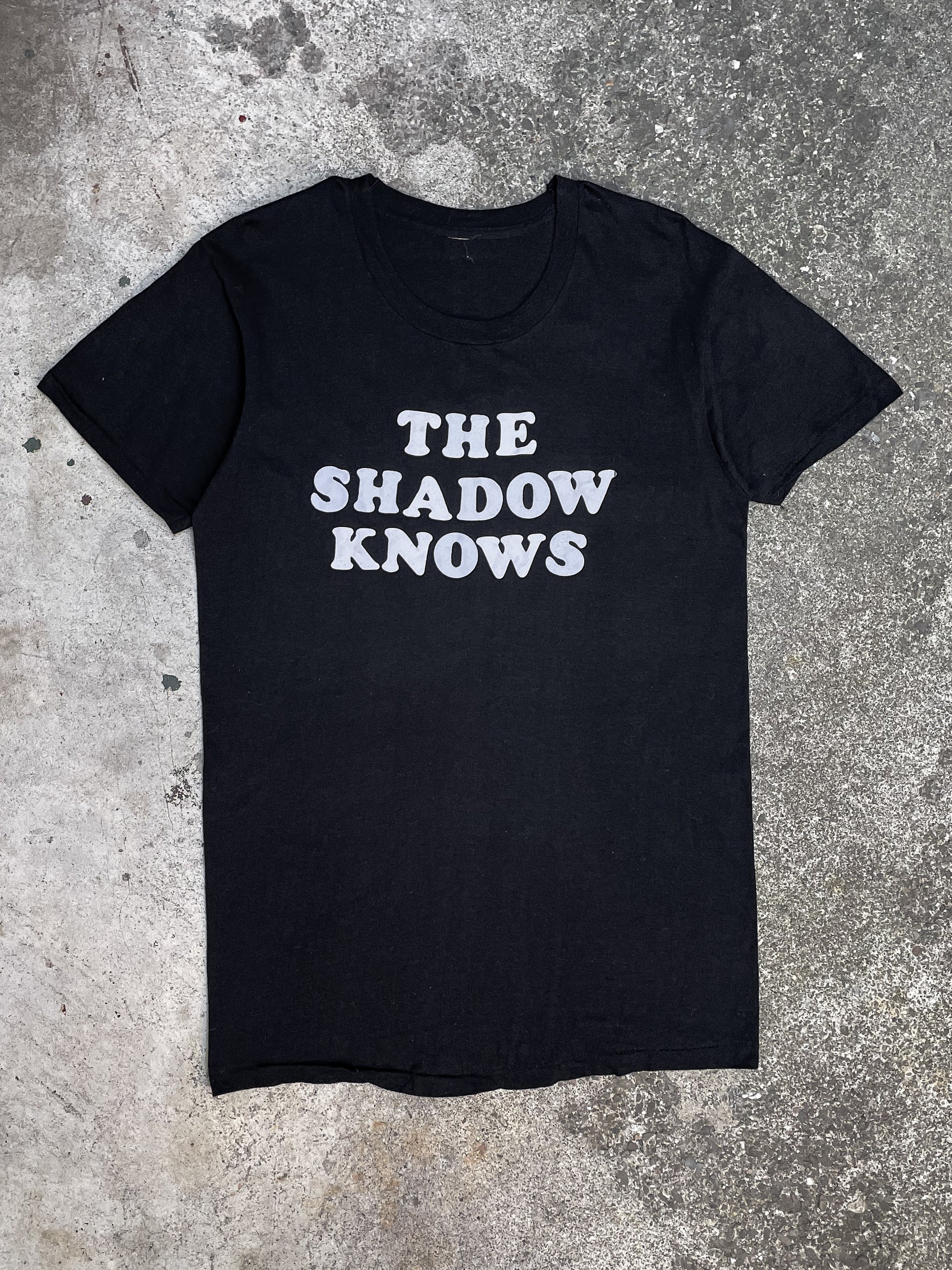 1980s “The Shadow Knows” Single Stitched Tee