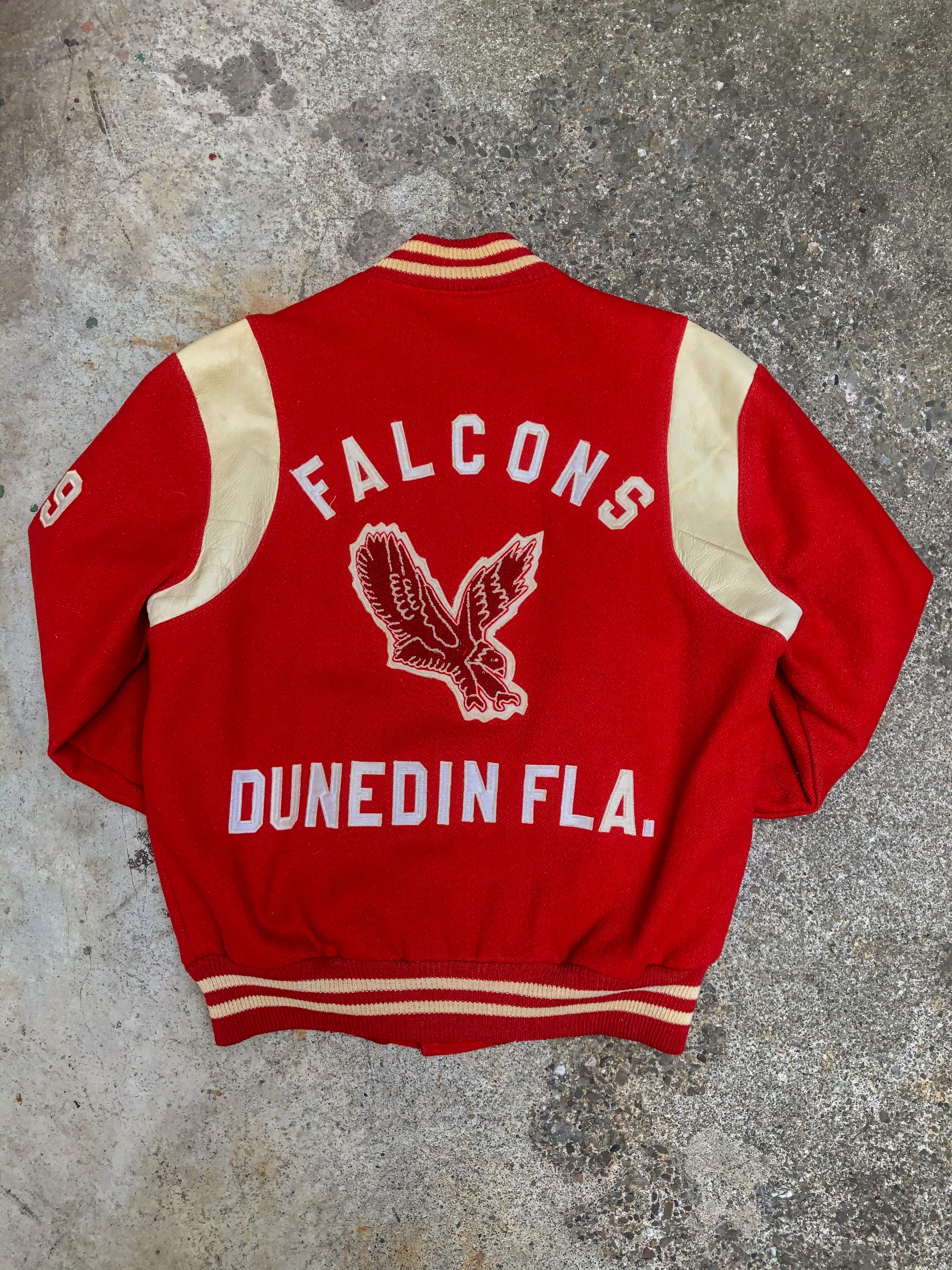 1970s Chain Stitch “Dunedin Falcons” Varsity Jacket