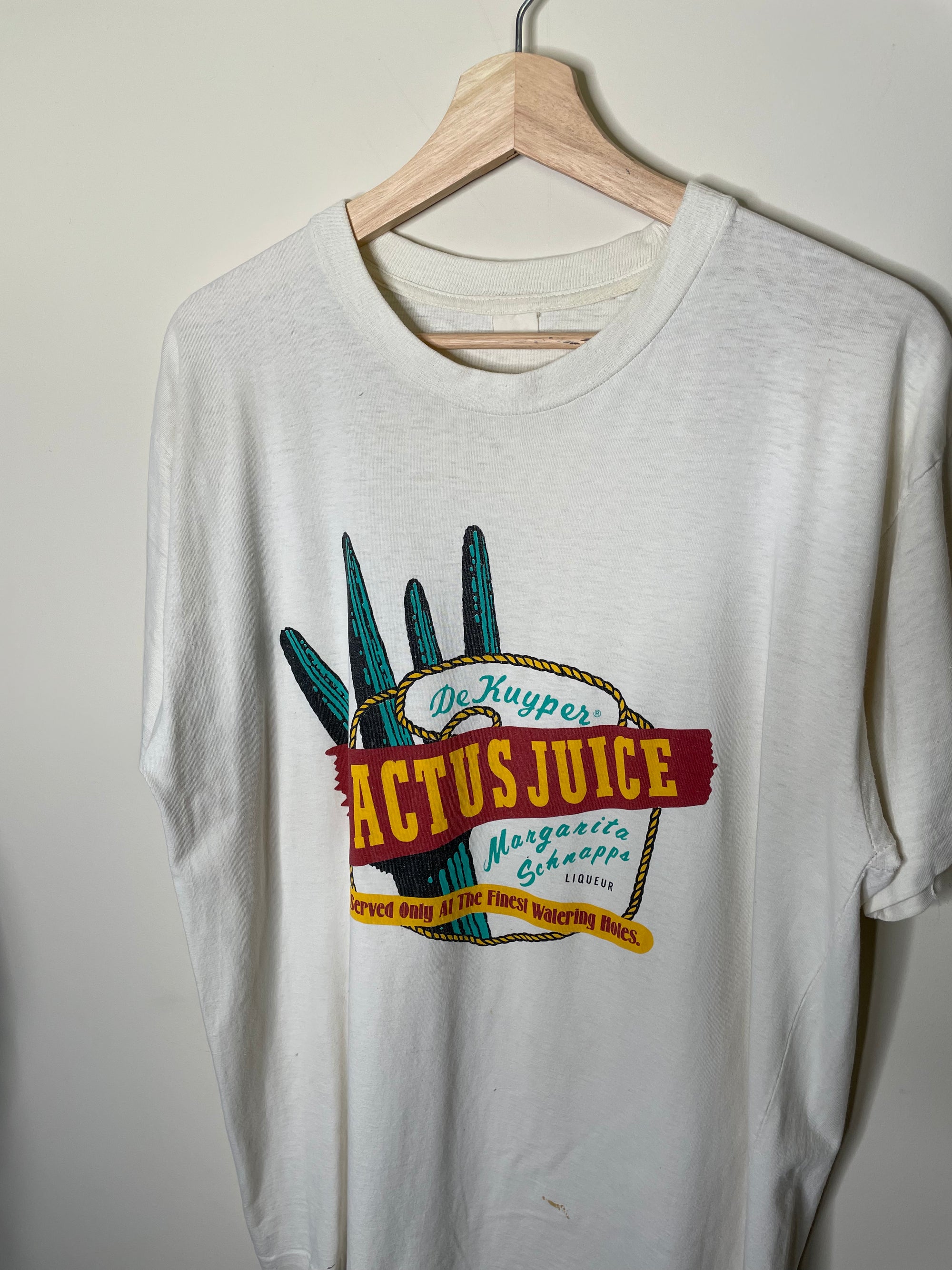 1990s “Cactus Juice” Single Stitched Tee (L/XL)