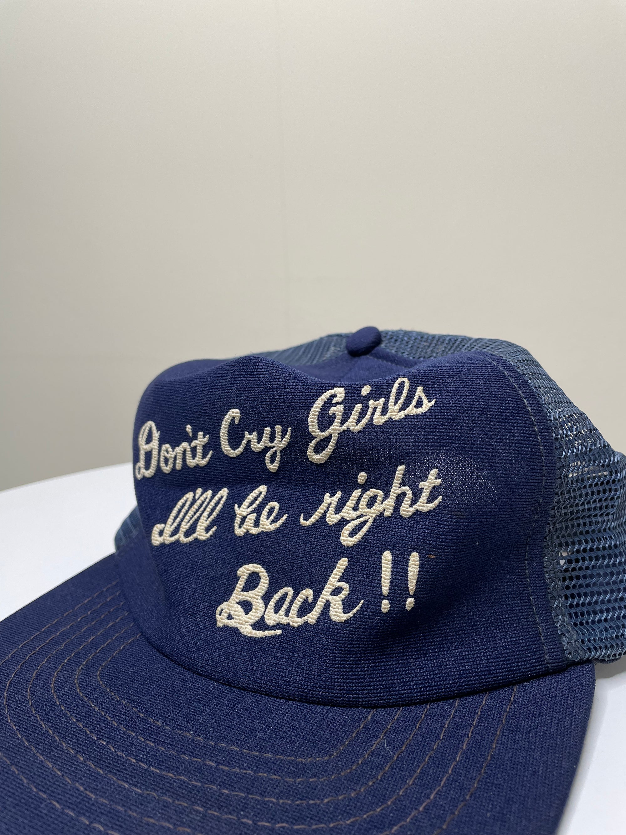 1980s “Don’t Cry Girls…” Trucker Hat