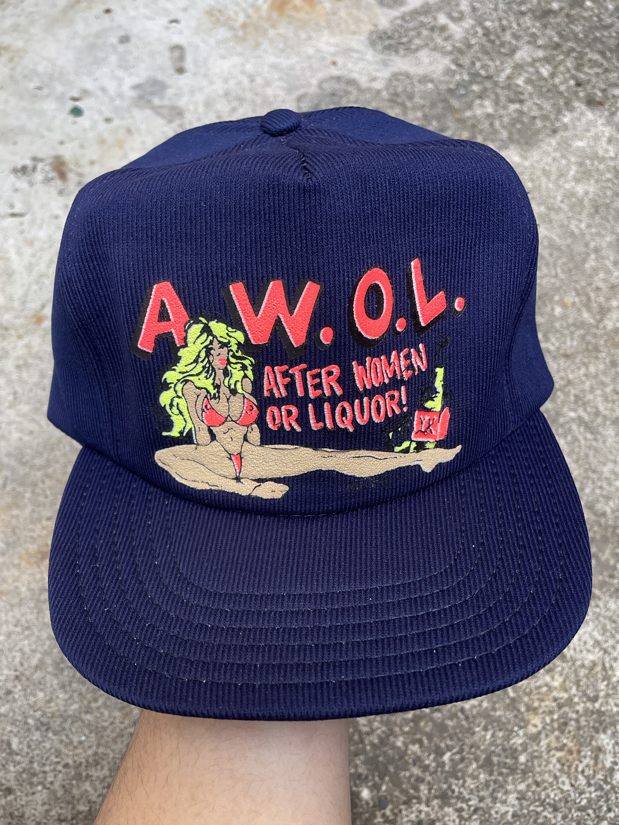 1980s “A.W.O.L.” Trucker Hat