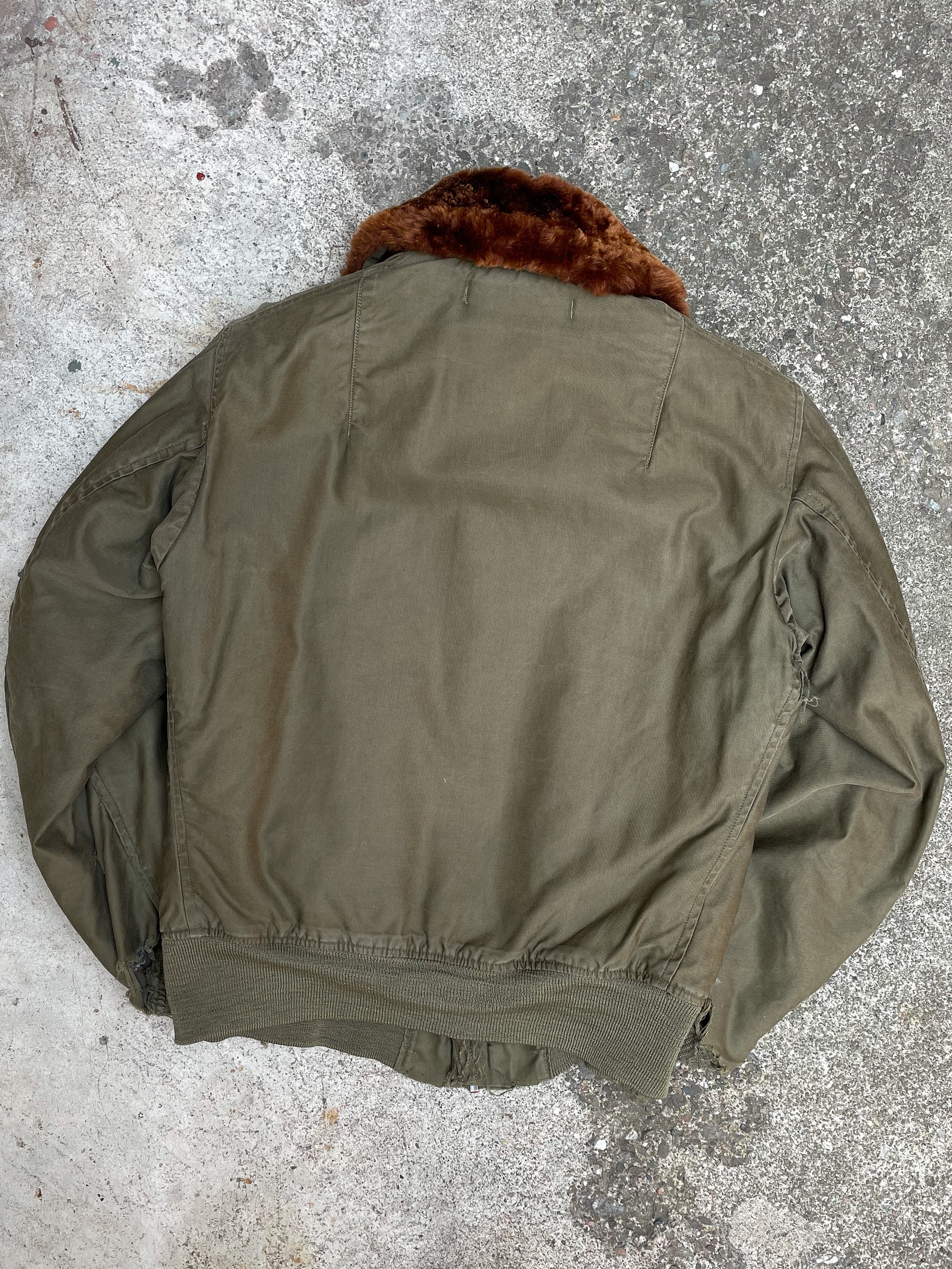 1940s WWII USAAF B-15 Flight Jacket (S/M) – DAMAGED GLITTER