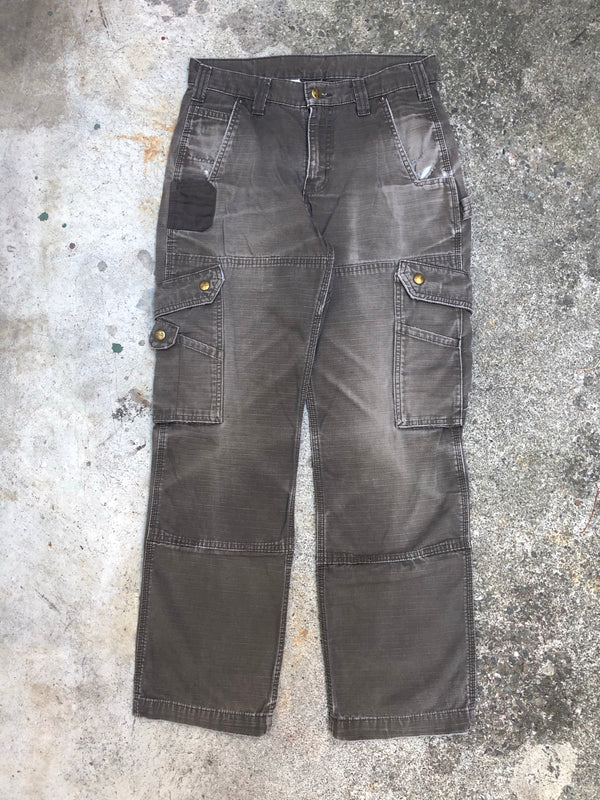 Carhartt B342 Dark Coffee Ripstop Cargo Pants (29X28)