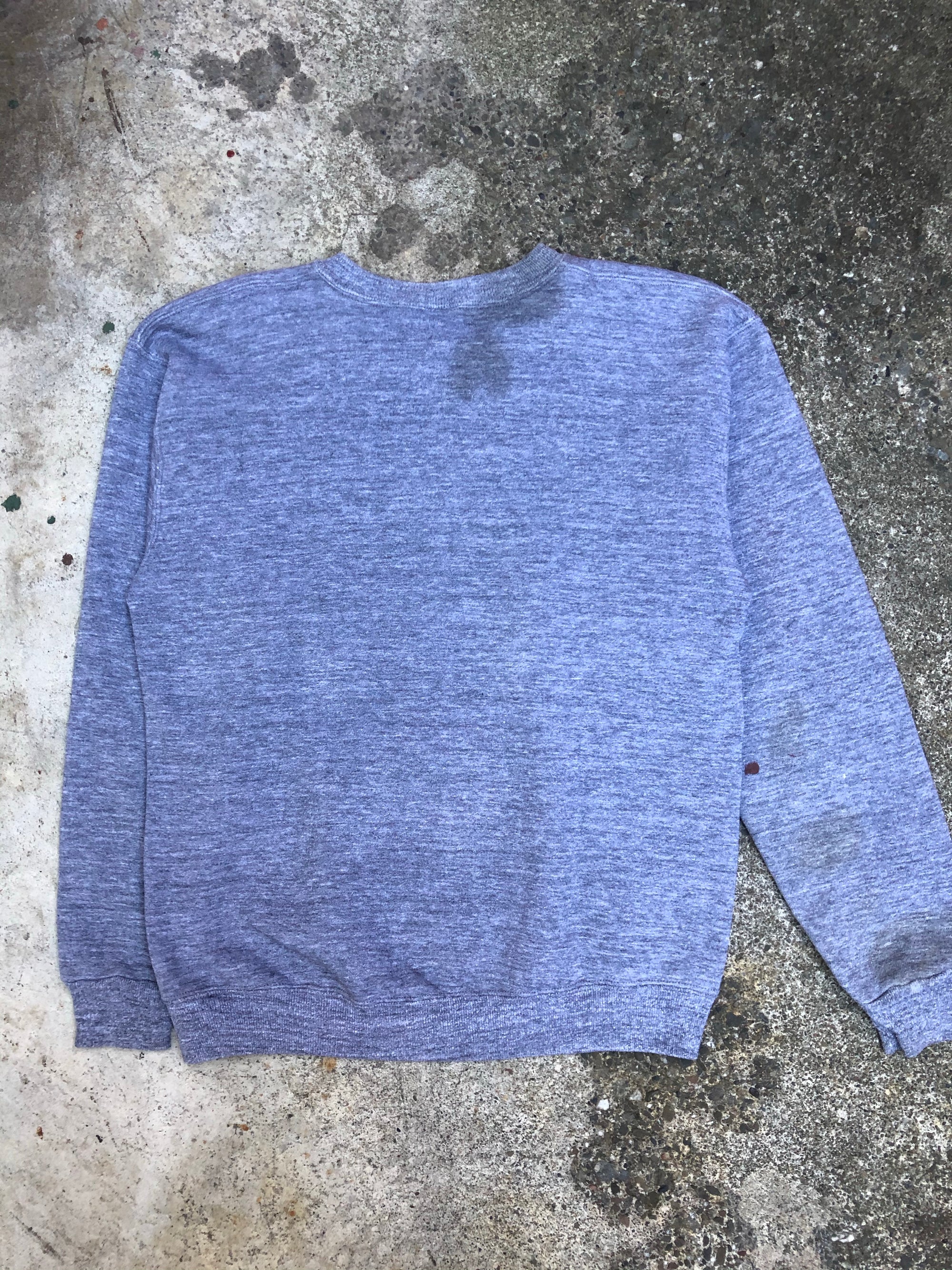 1980s Russell Heather Grey Blank Sweatshirt (S/M)