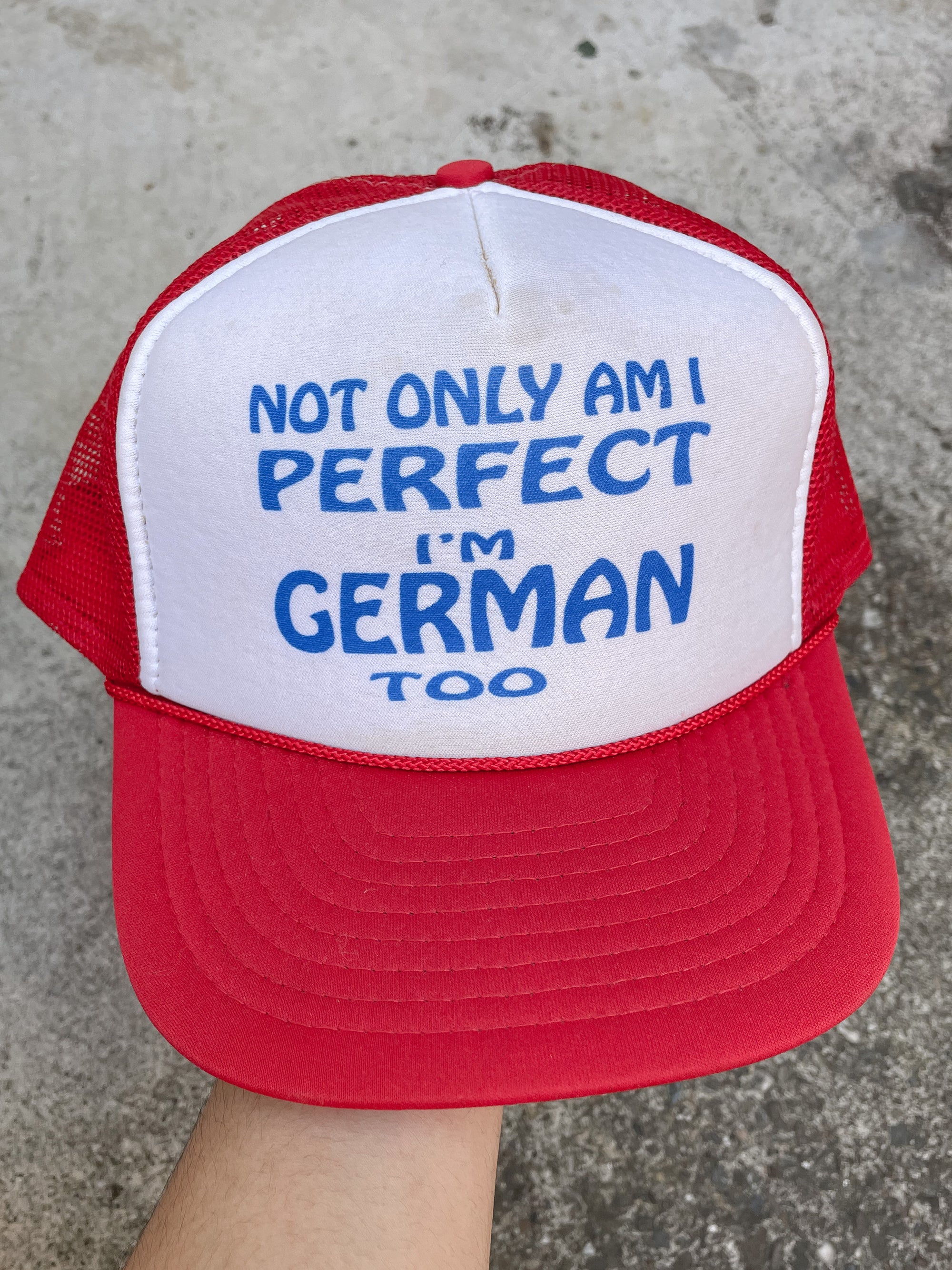 1990s “Not Only Am I Perfect…” Trucker Hat