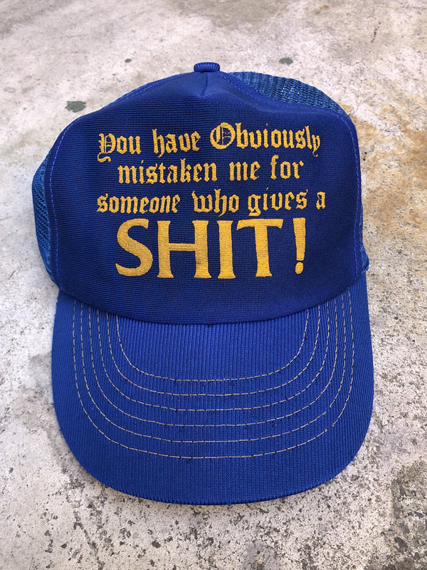 1980s “You Have Obviously Mistaken Me” Trucker Hat