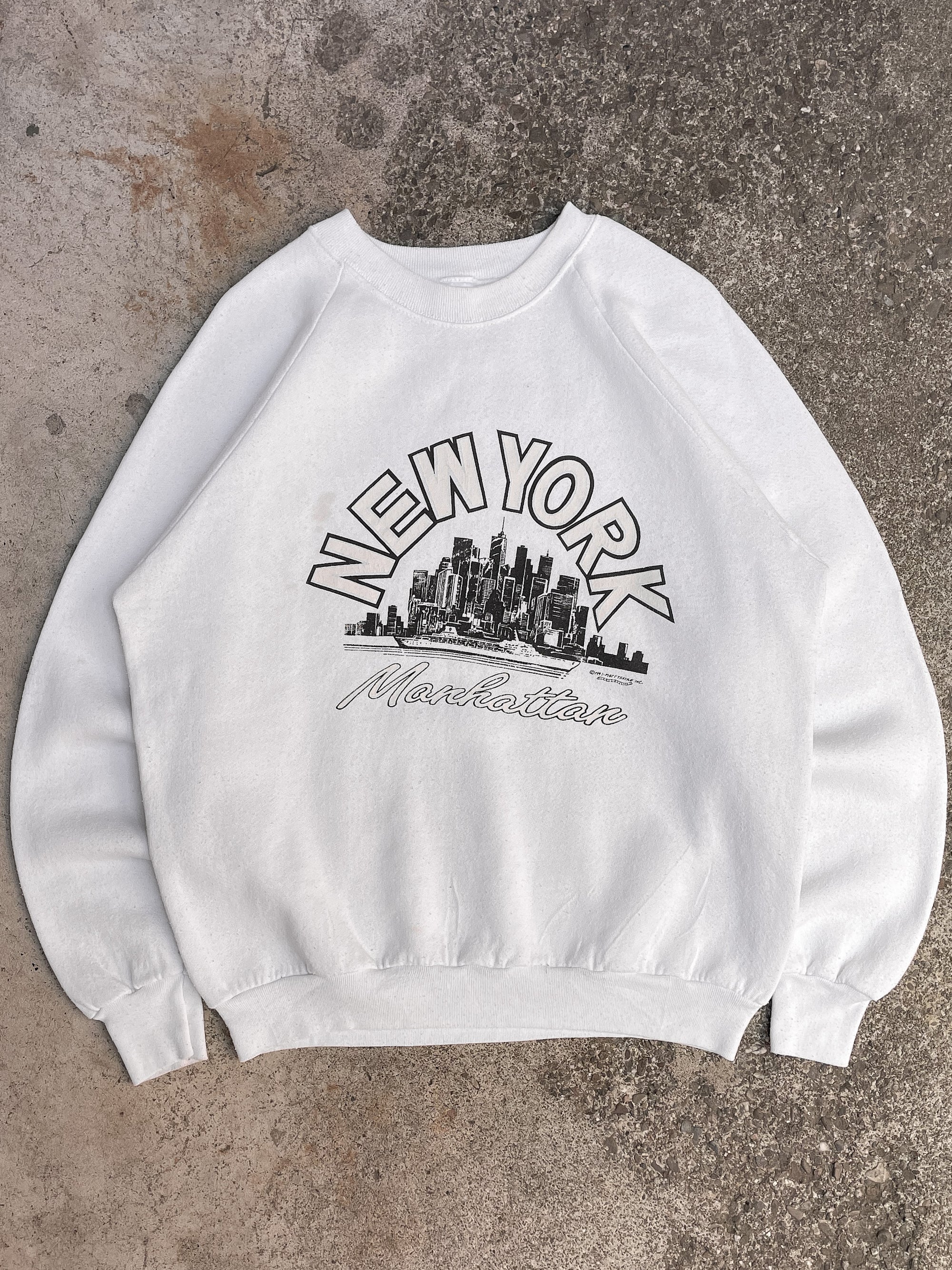 1990s “New York” Raglan Sweatshirt