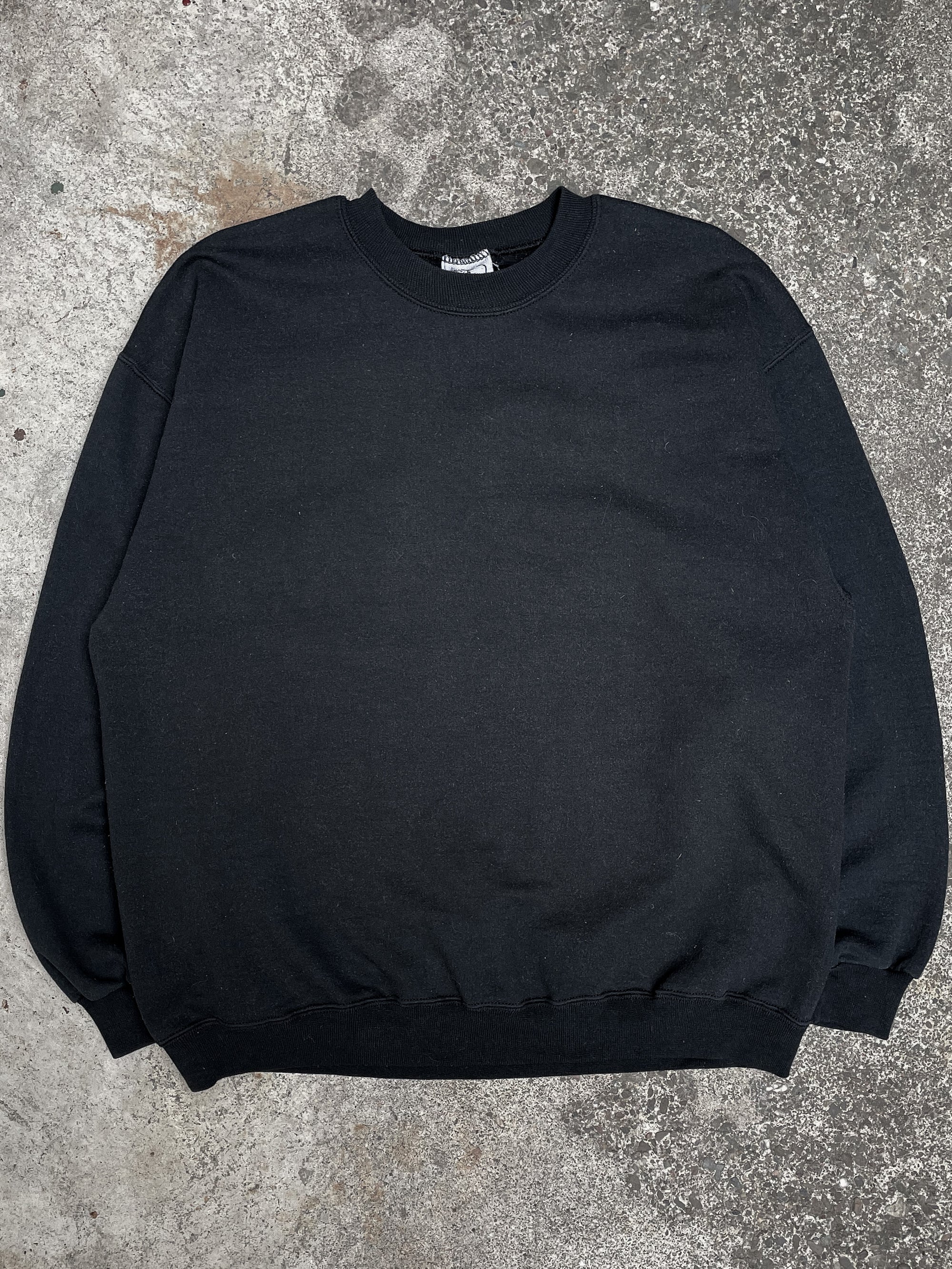 Vintage Discus Black Blank Sweatshirt