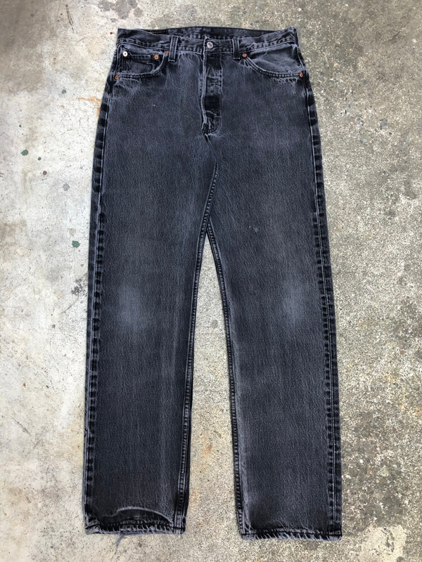 1990s Levis 501 Worn In Black (32X32)