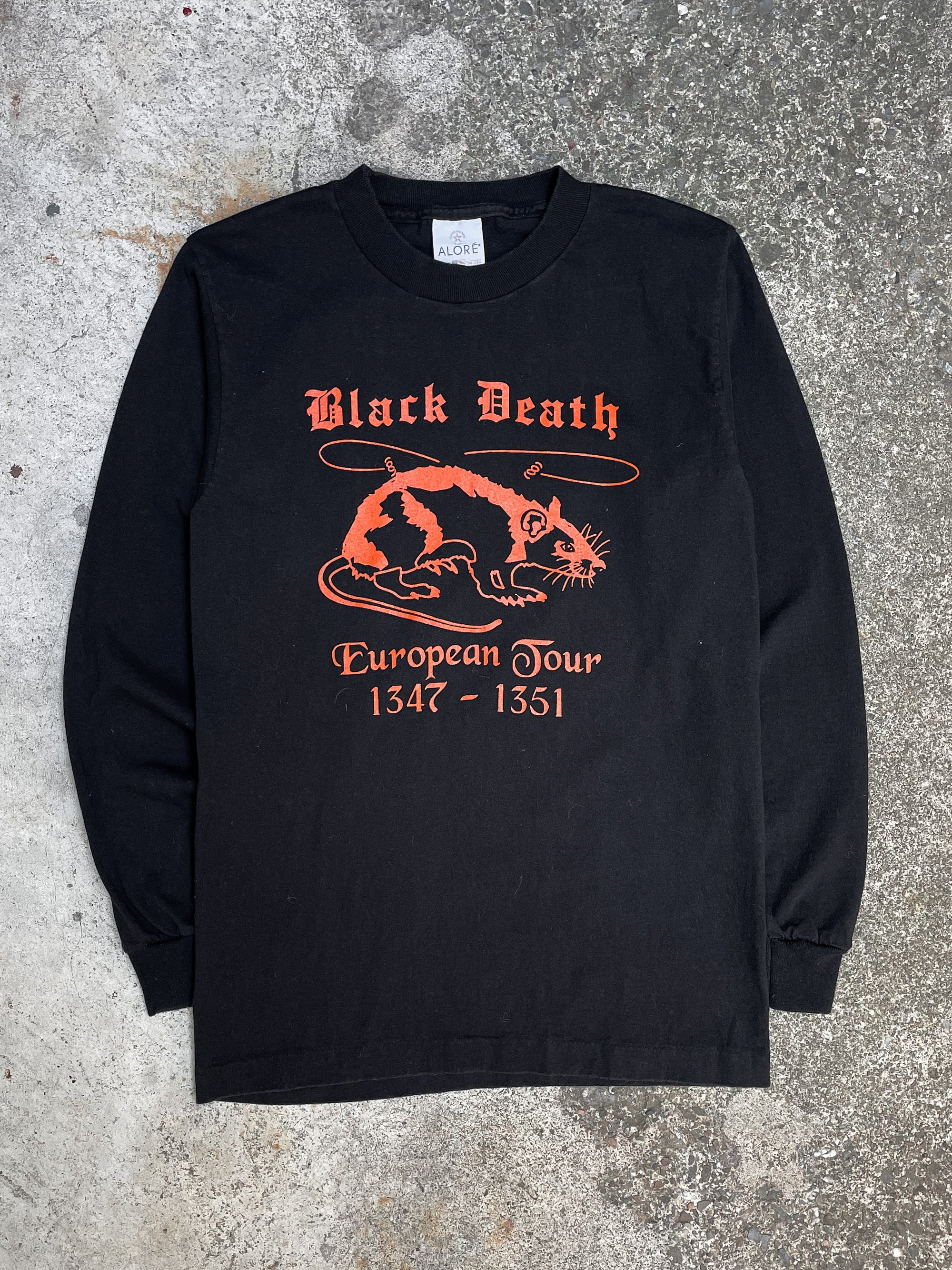 1990s “Black Death” Long Sleeve Tee (S)