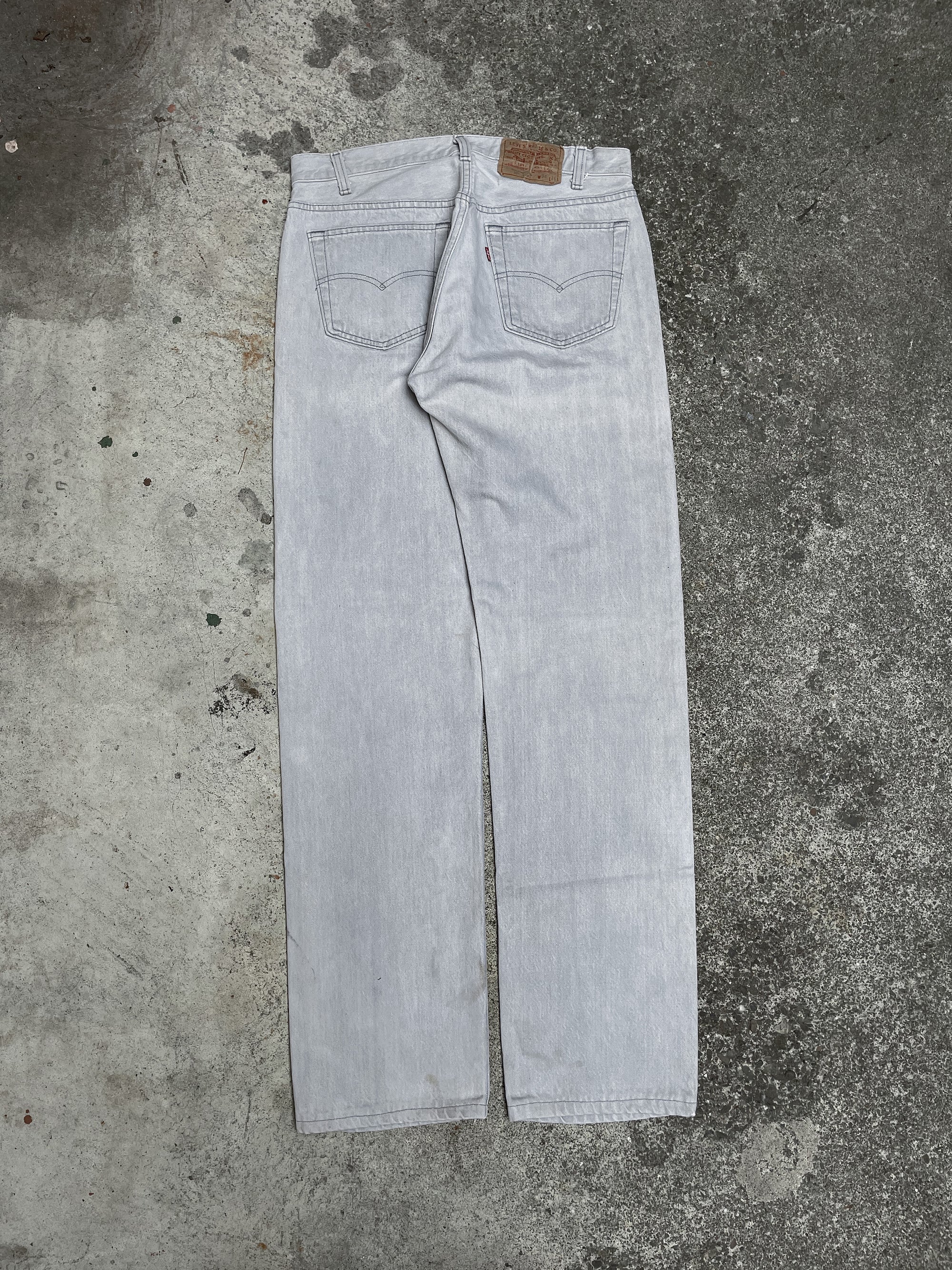 1980s Levi’s Light Grey 501 (31X33)