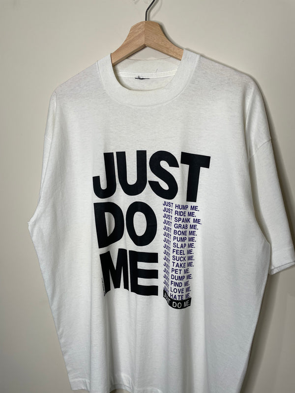 1990s “Just Do Me” Single Stitched Tee (XL)