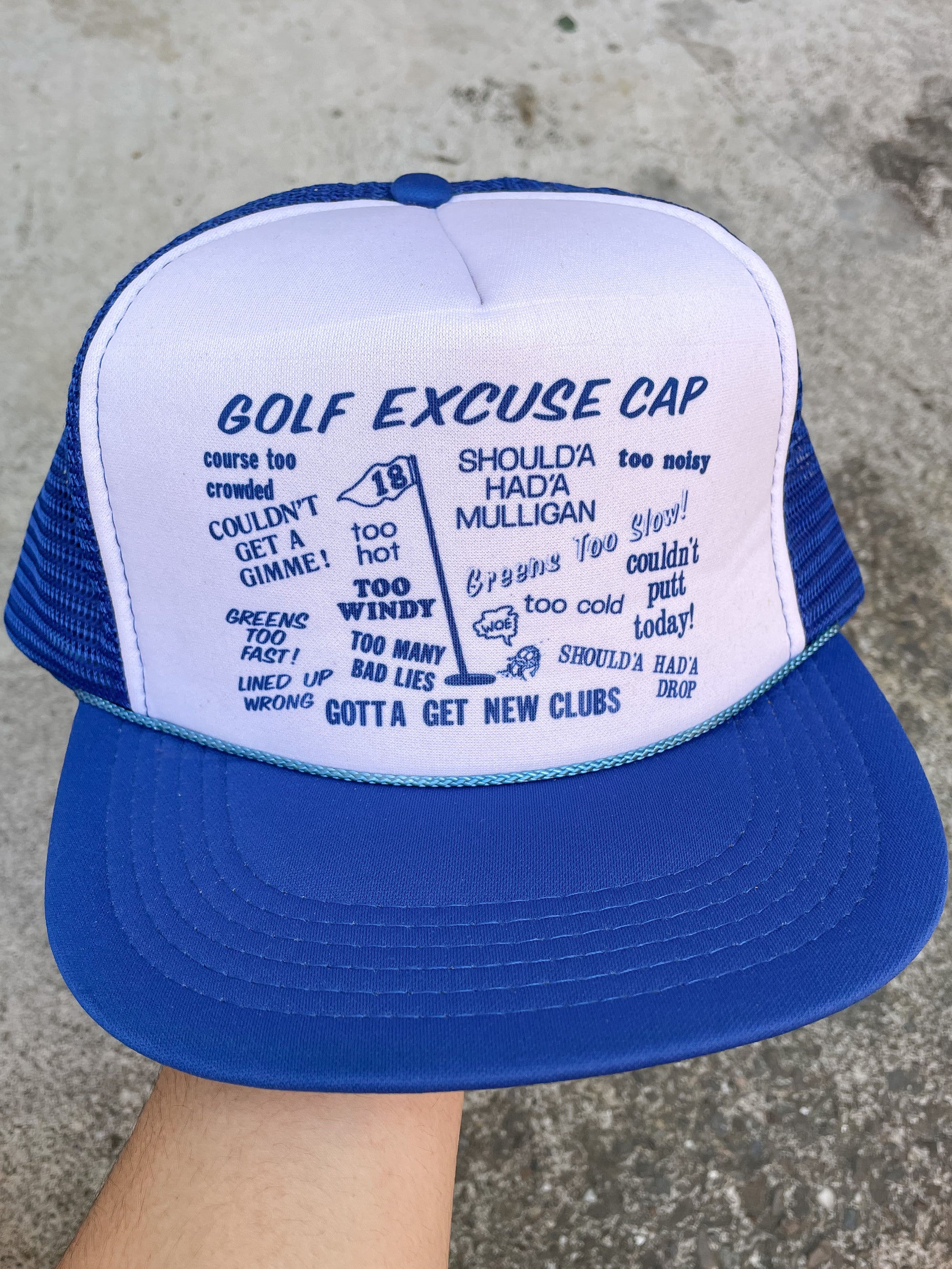 1990s “Golf Excuse” Trucker Hat