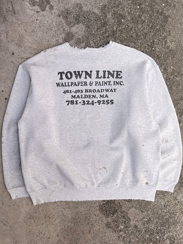 1990s “Benjamin Moore” Distressed Painted Sweatshirt