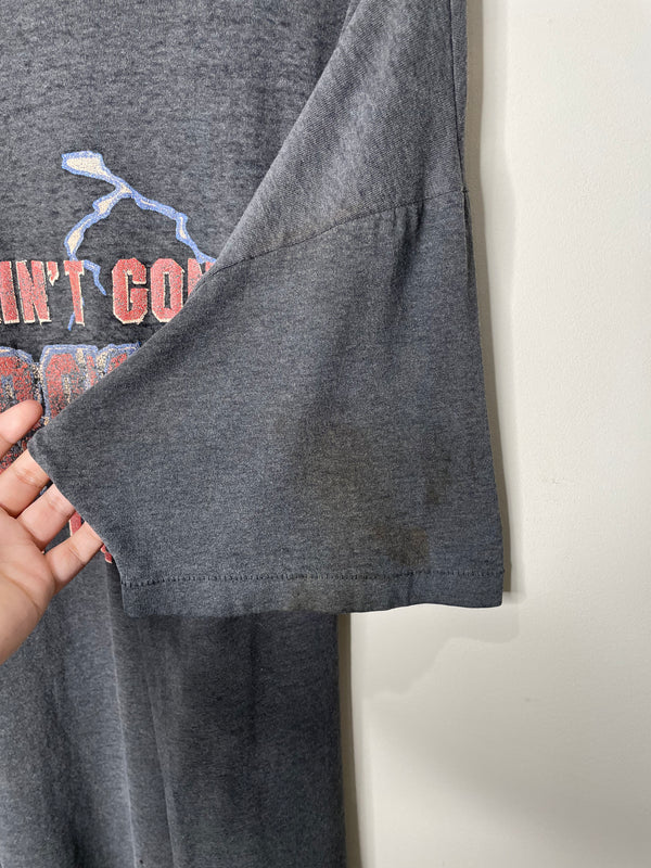 1990s “If You Ain’t Gonna Cowboy Up…” Faded Single Stitched Tee (XL/XXL)