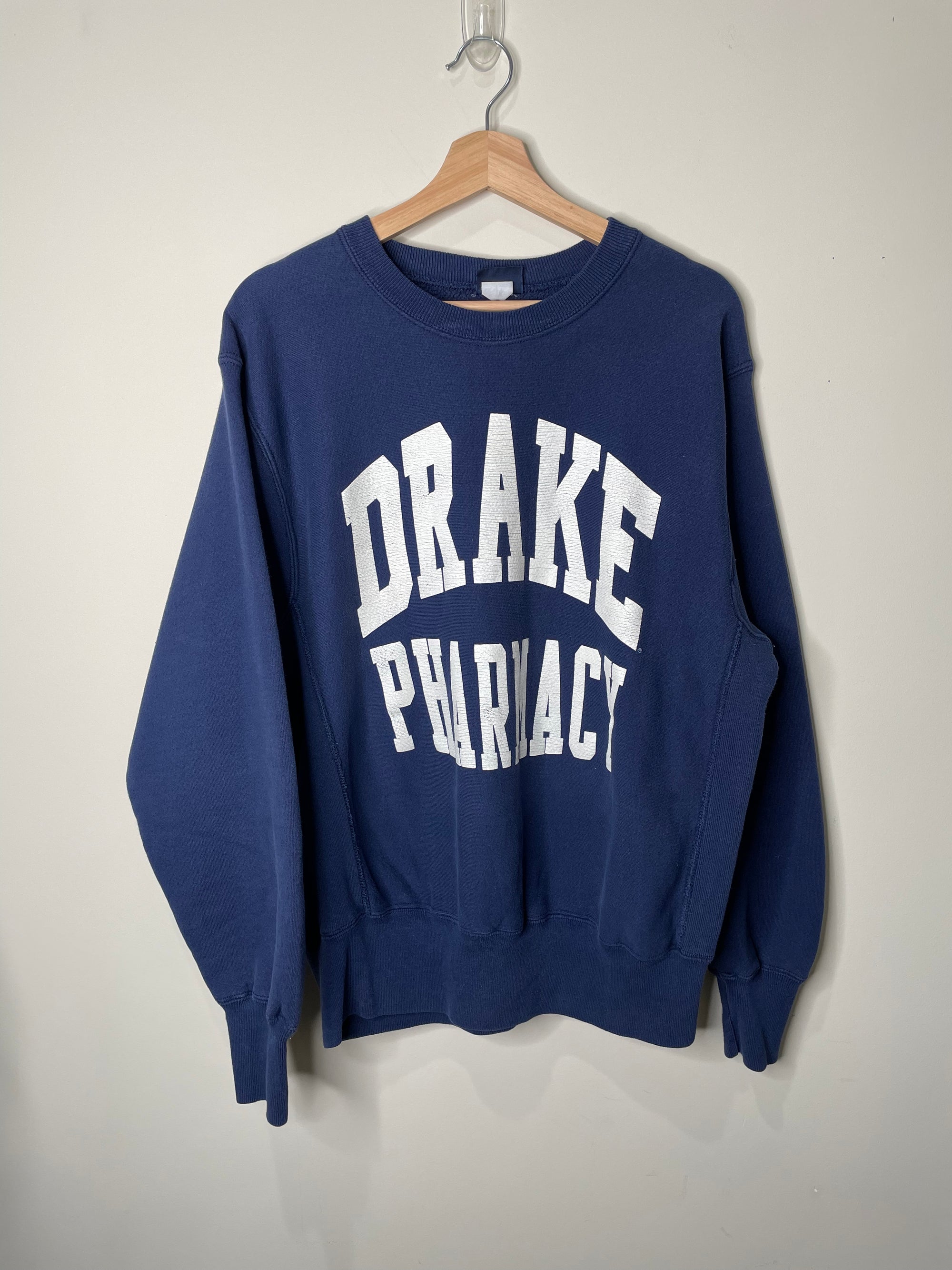 1990s “Drake Pharmacy” Sweatshirt (L)