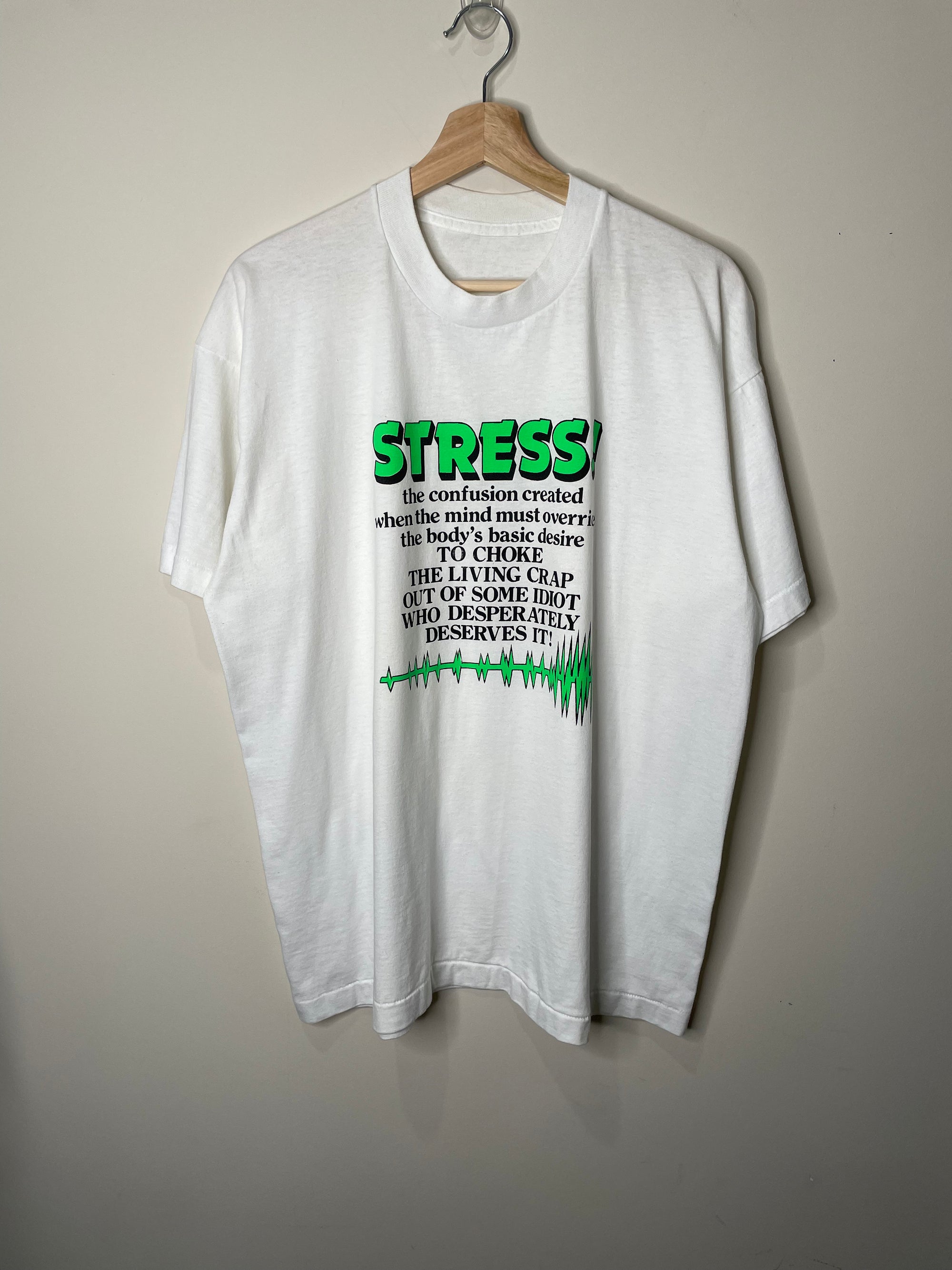 1990s “Stress!” Tee (XL)