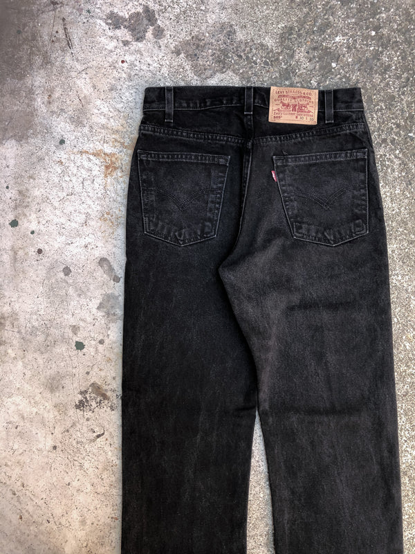 1990s Levis Black 505 (29X30)