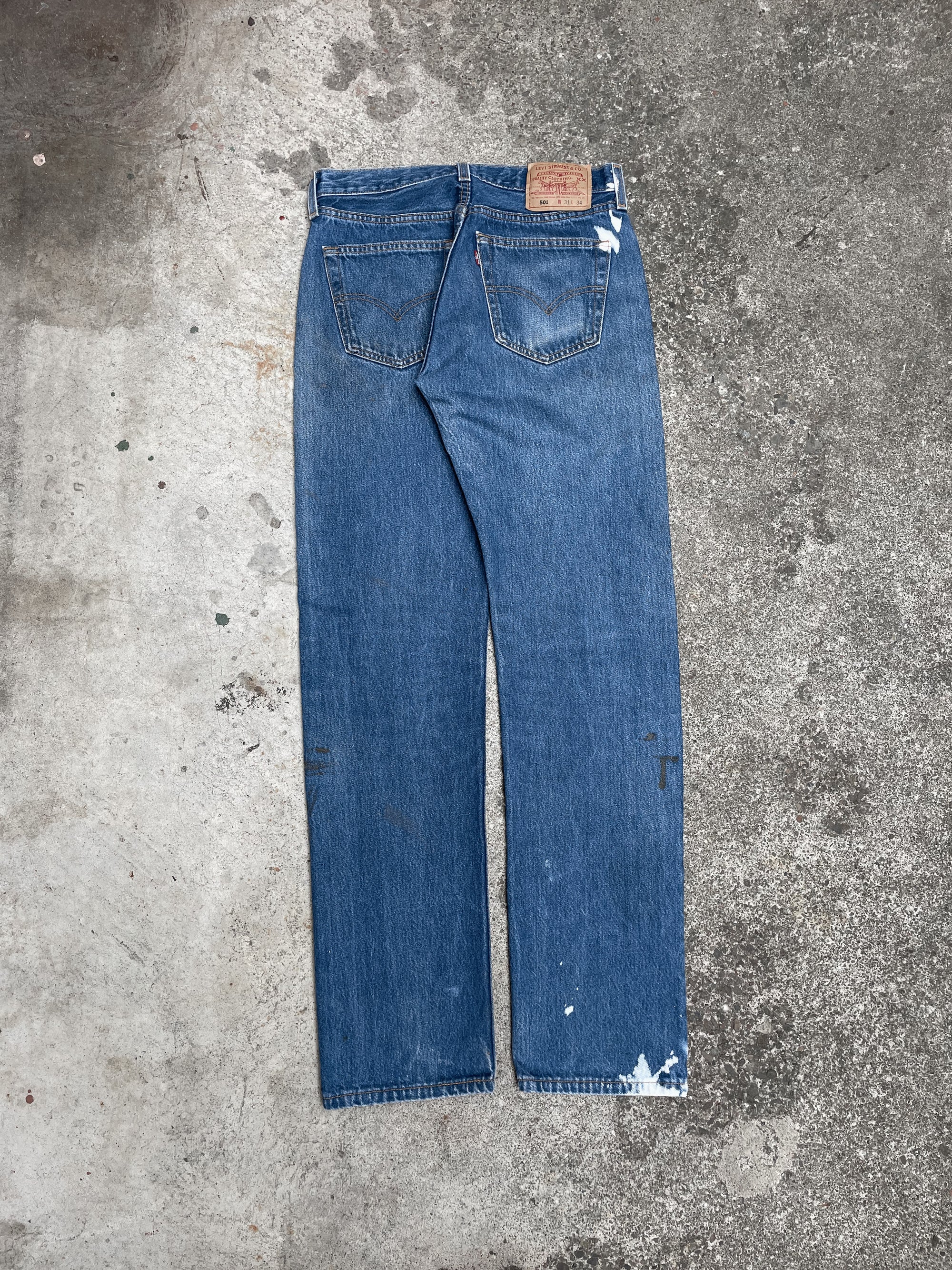 Vintage Levi’s Worn In Blue 501 (29X32)