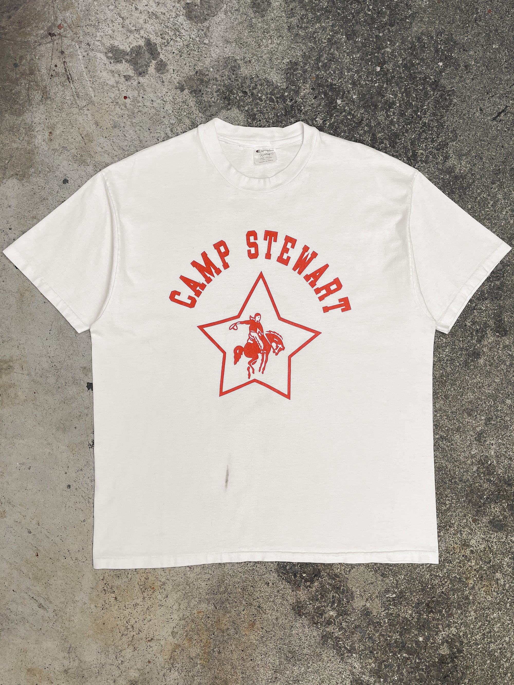 1990s “Camp Stewart” Single Stitched Champion Tee (XL)