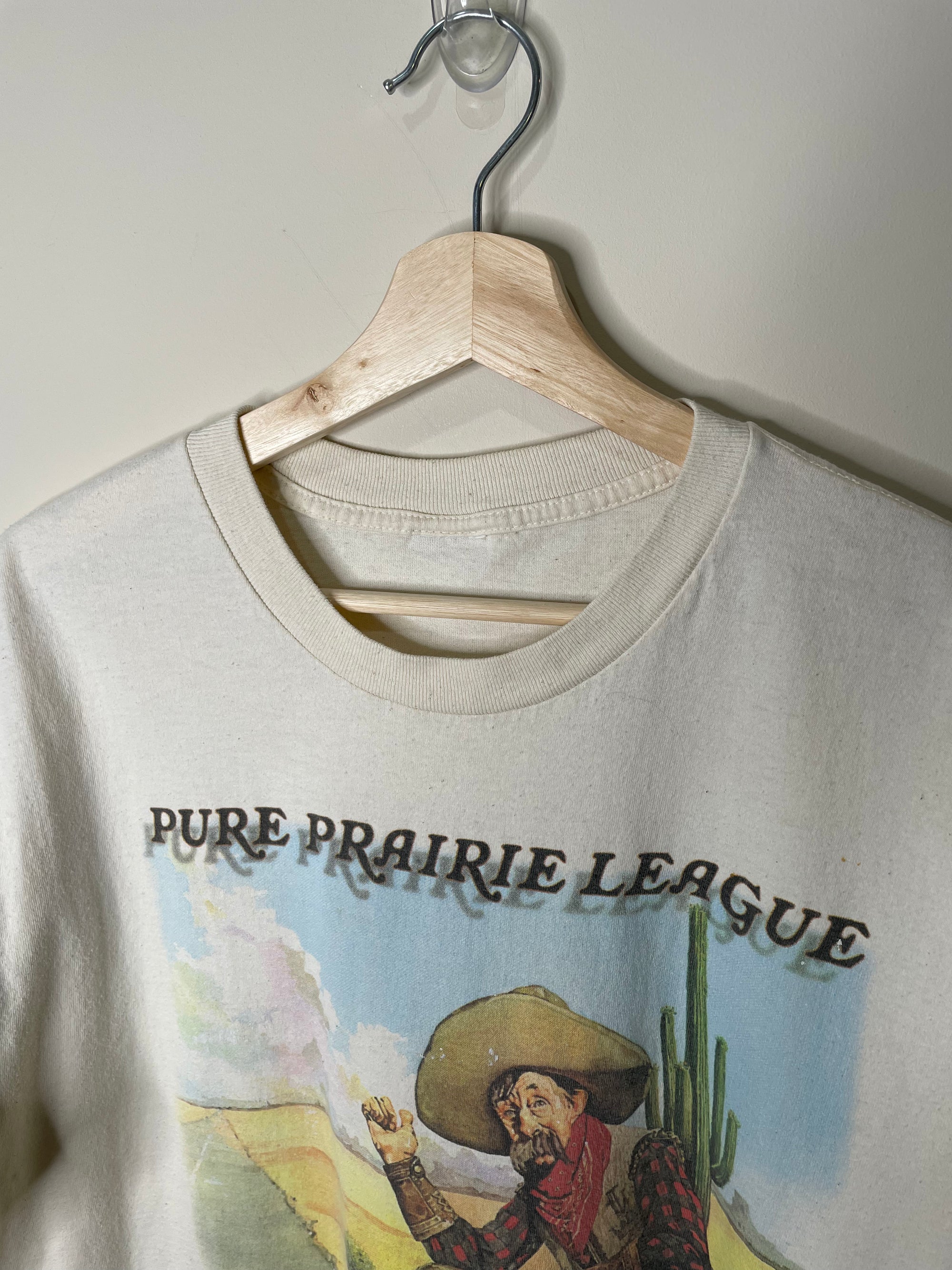 2000s “Pure Prairie League” Painted Tee (XL)