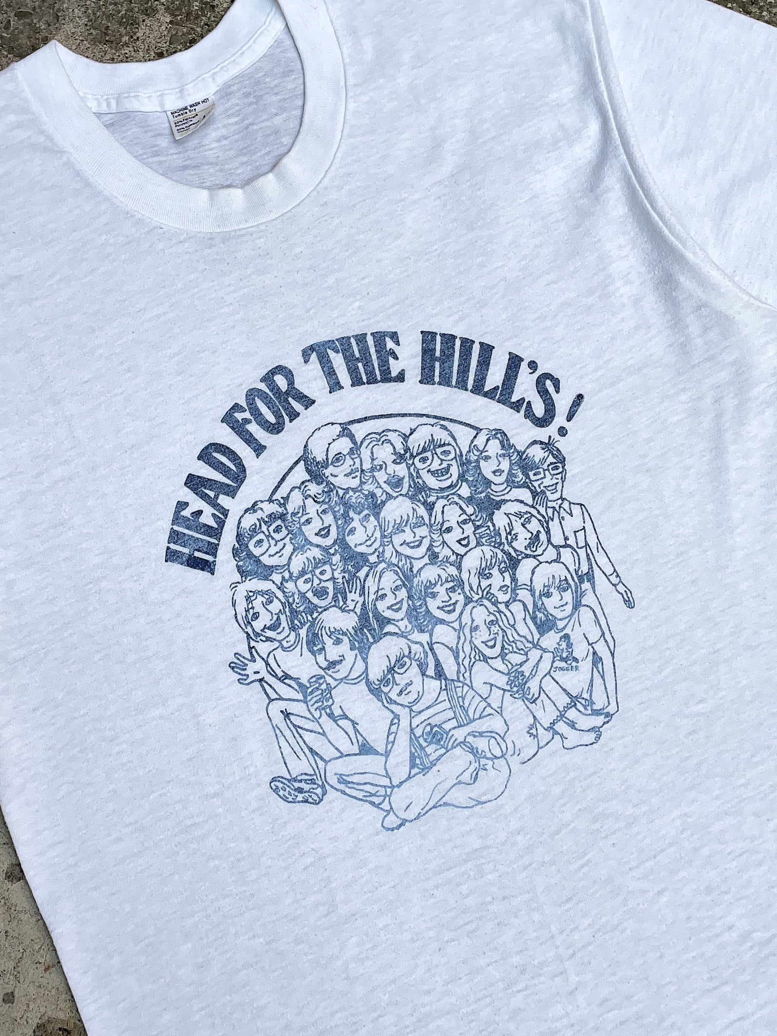 1970s/80s “Head for the Hills!” Single Stitched Tee