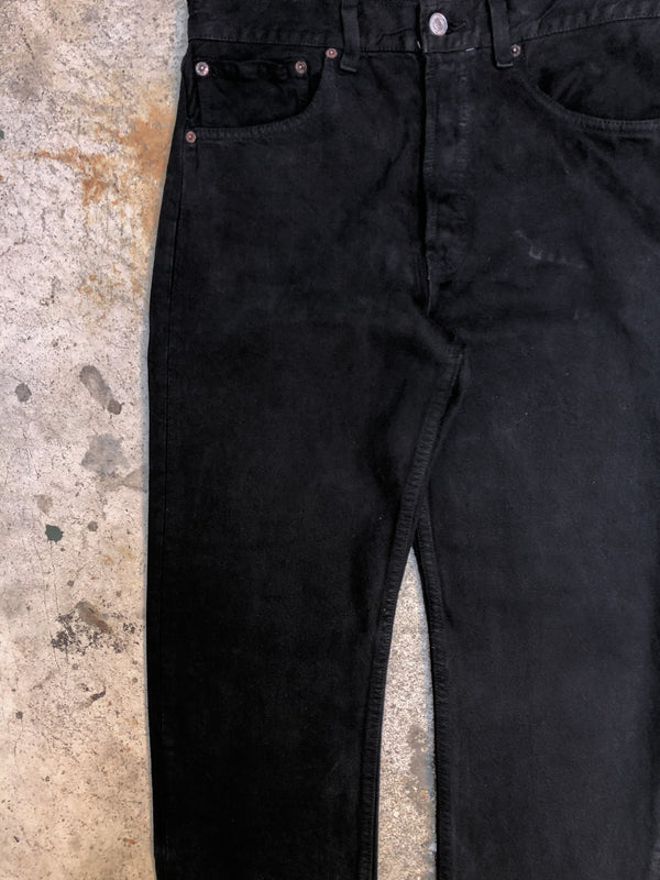 1990s Levis Black Overdye 501 (30X29)