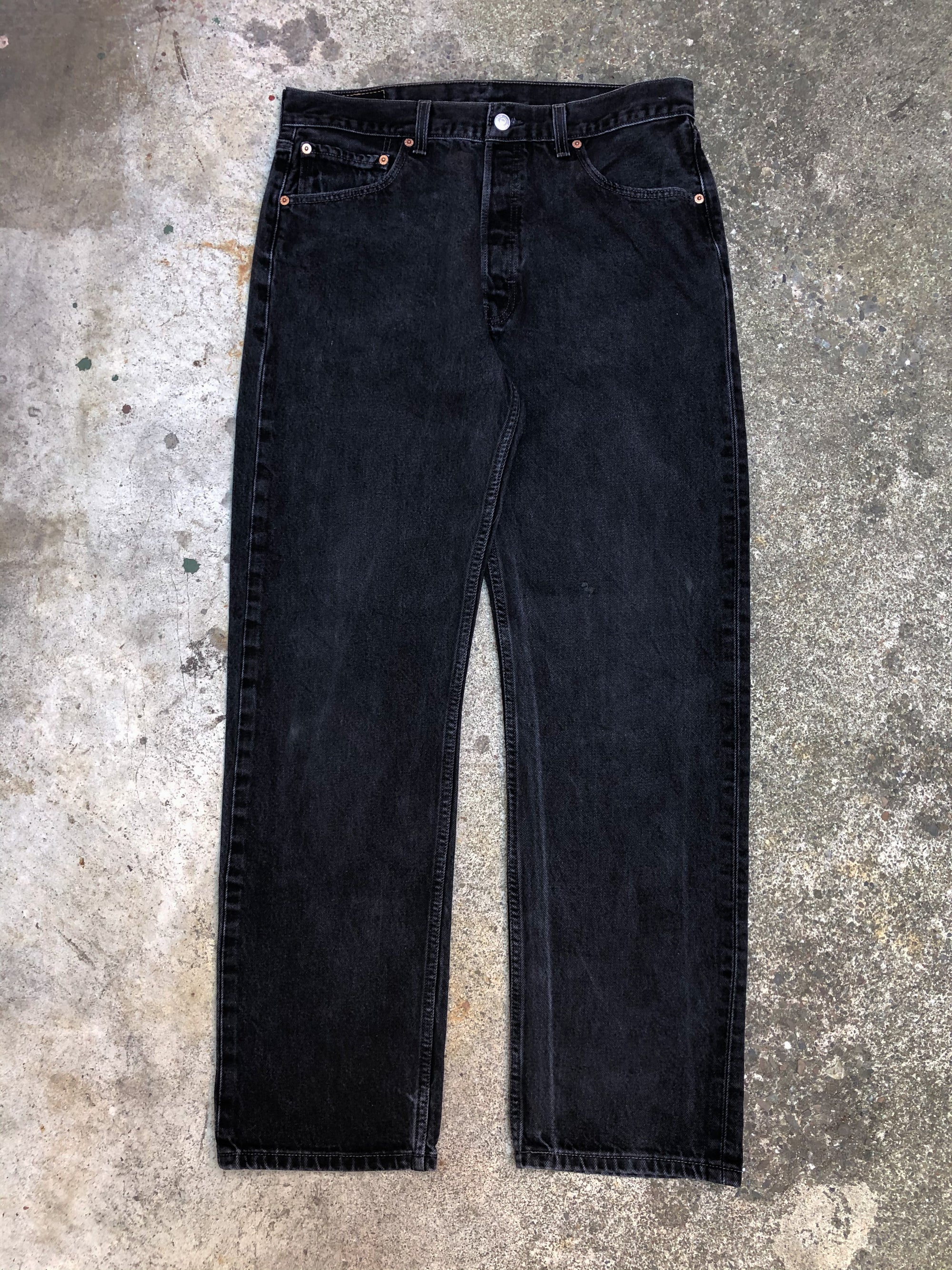 1990s Levis Faded Black 501 (33X30)