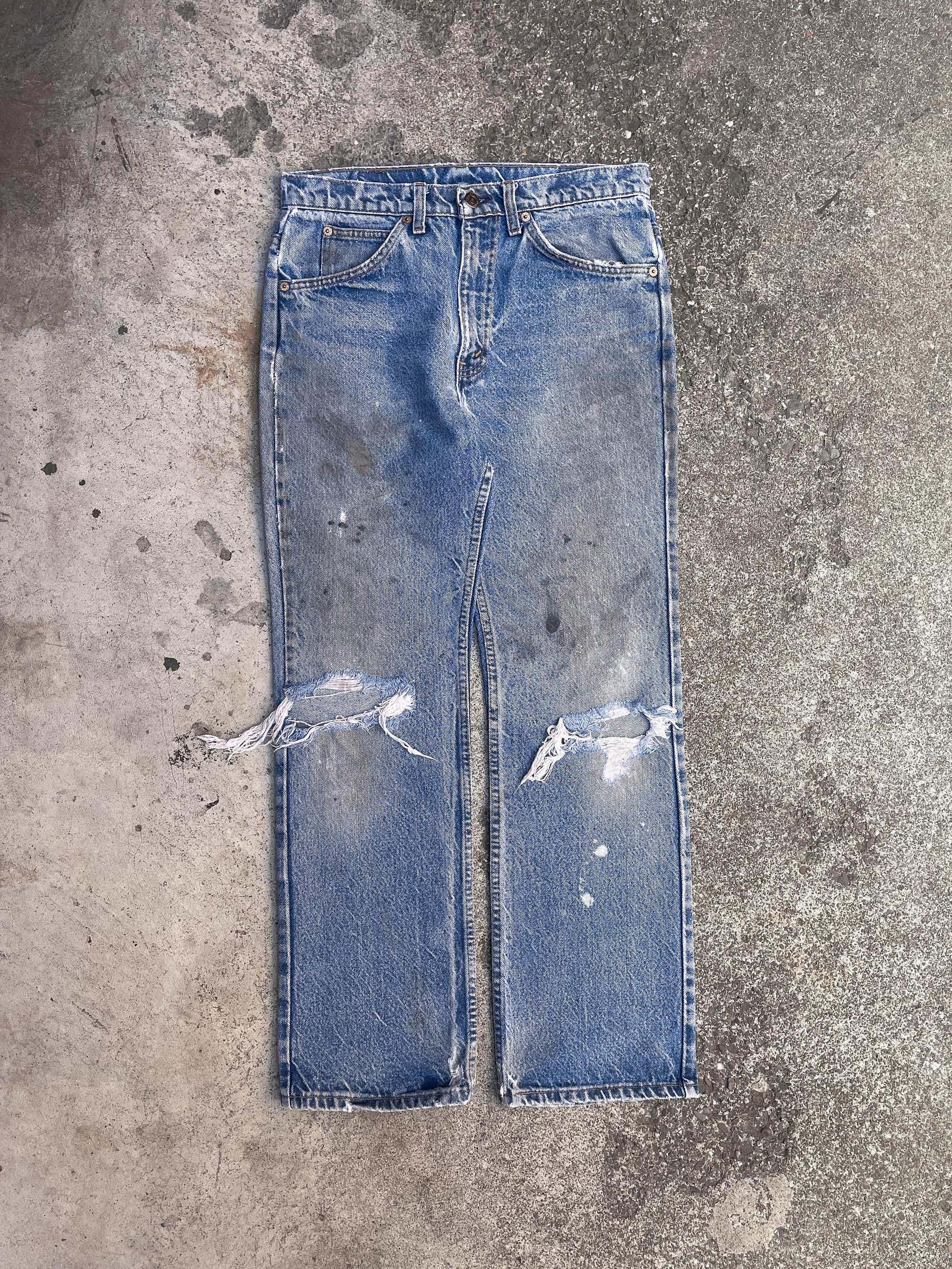 1990s Orange Tab Levi’s Distressed Blue 517 (28X28)