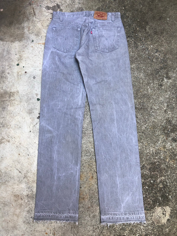 1990s Levis Cement Grey Released Hem 501 (31X34)