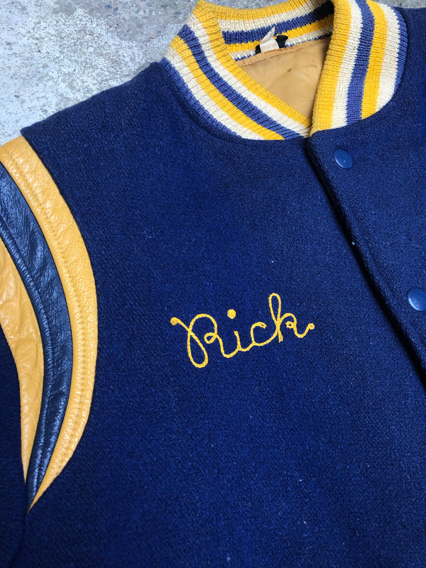 1970s Chain Stitch “Tri Valley Champs” Varsity Jacket