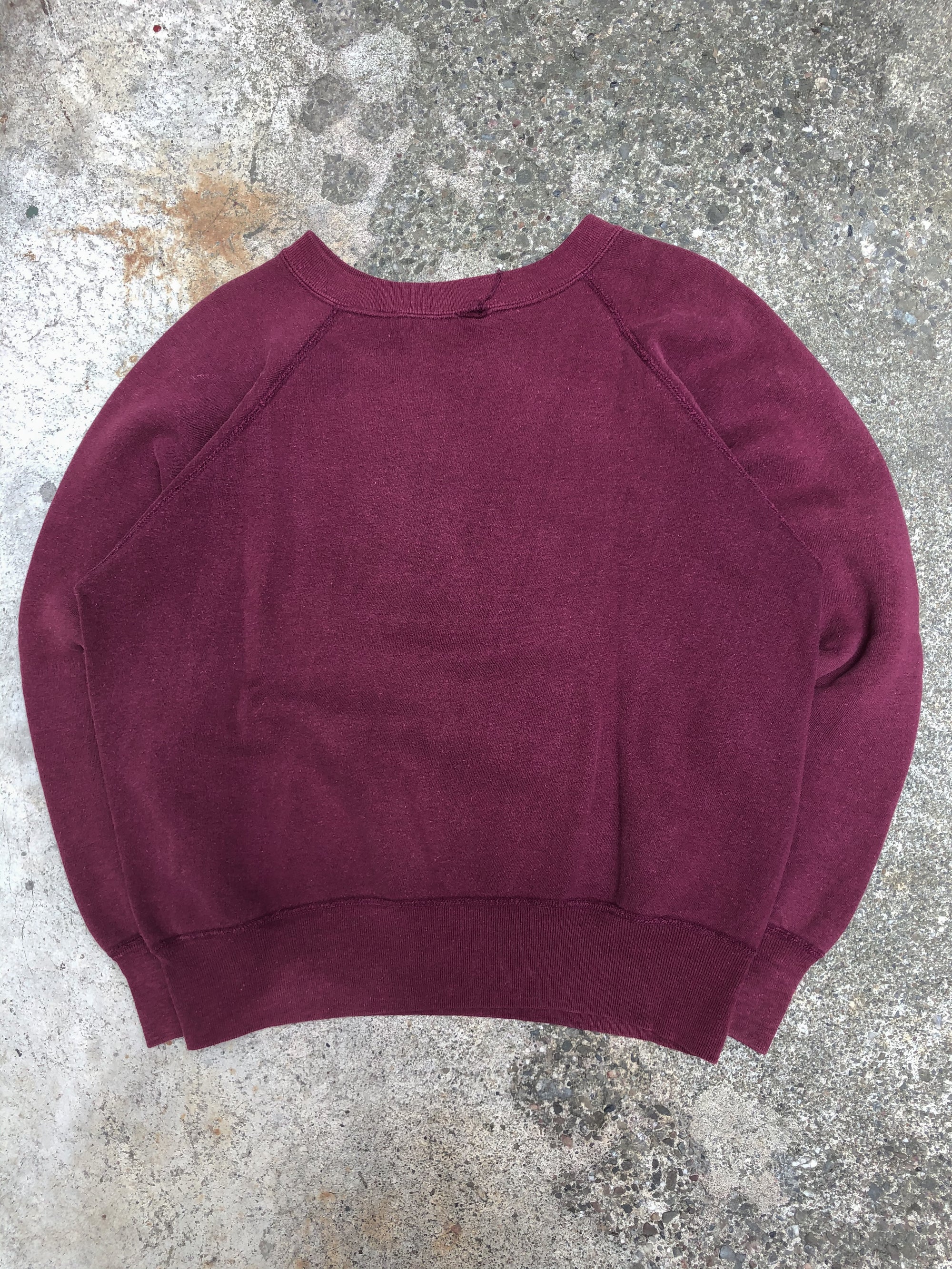 1970s Faded Maroon “Greece Arcadia Titans” Raglan Sweatshirt