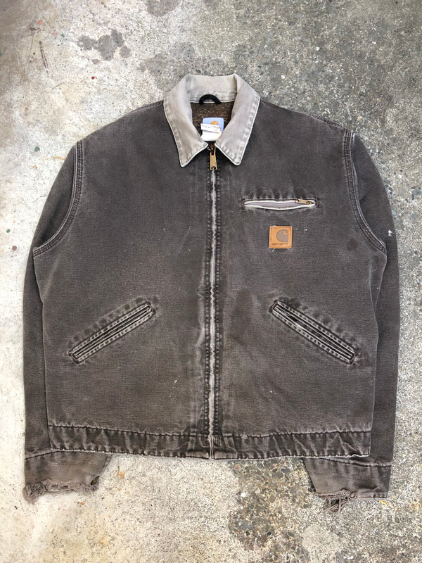 1990s Carhartt Faded Timber Lined Work Jacket