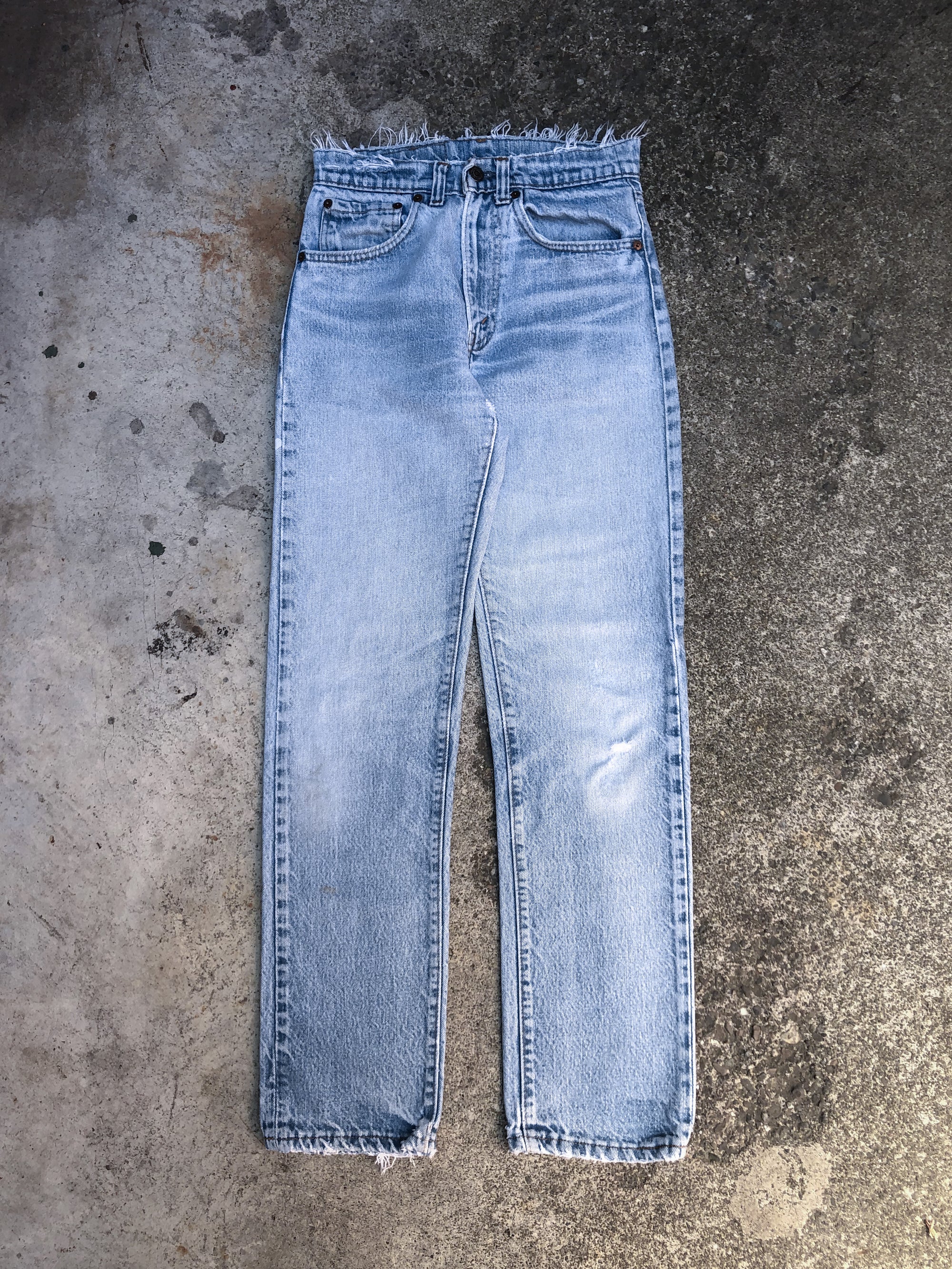 1970s Levis Repaired Faded Blue 505 (26X29)