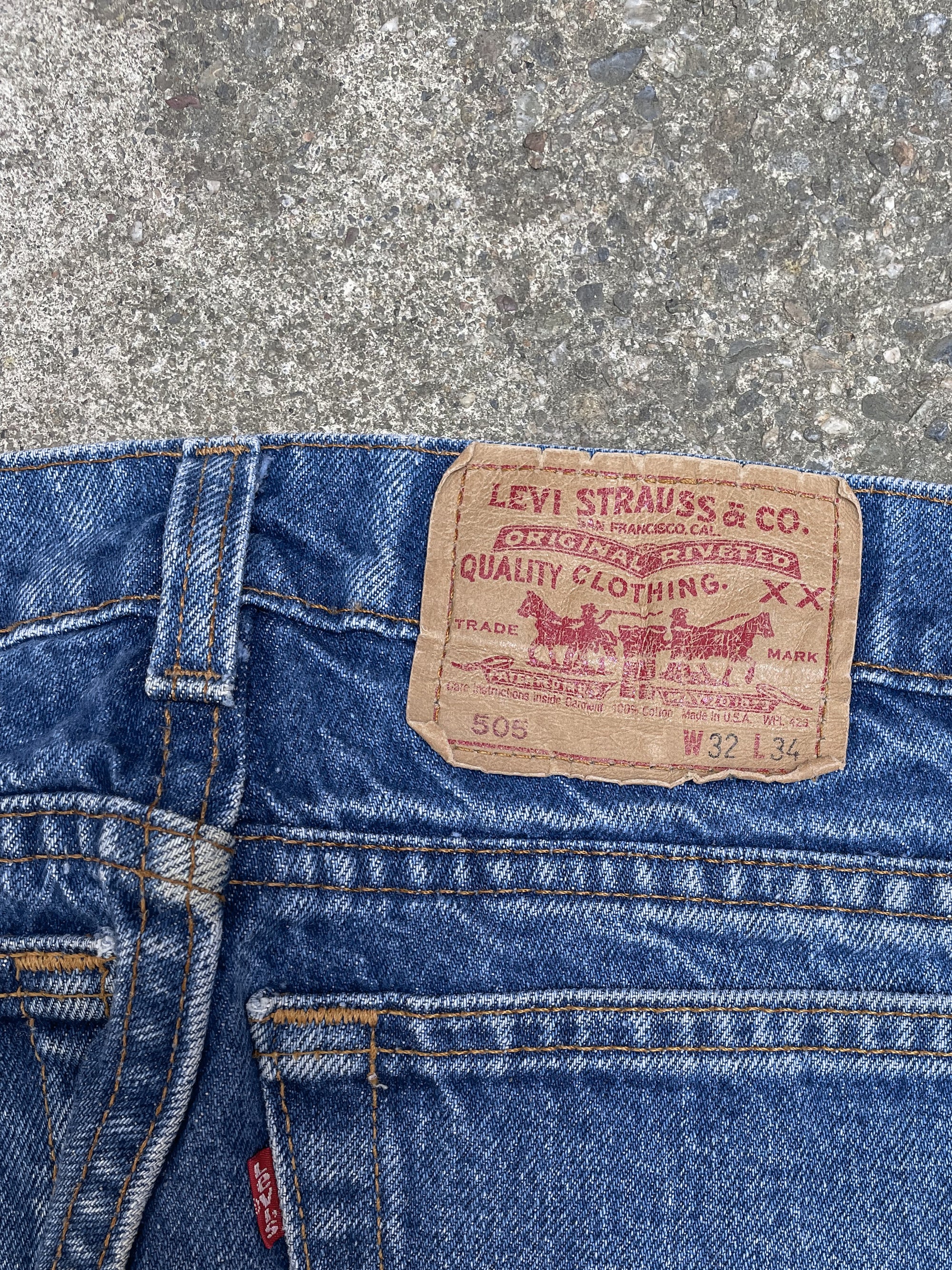 1980s Levi’s Faded Blue 505 (30X32)