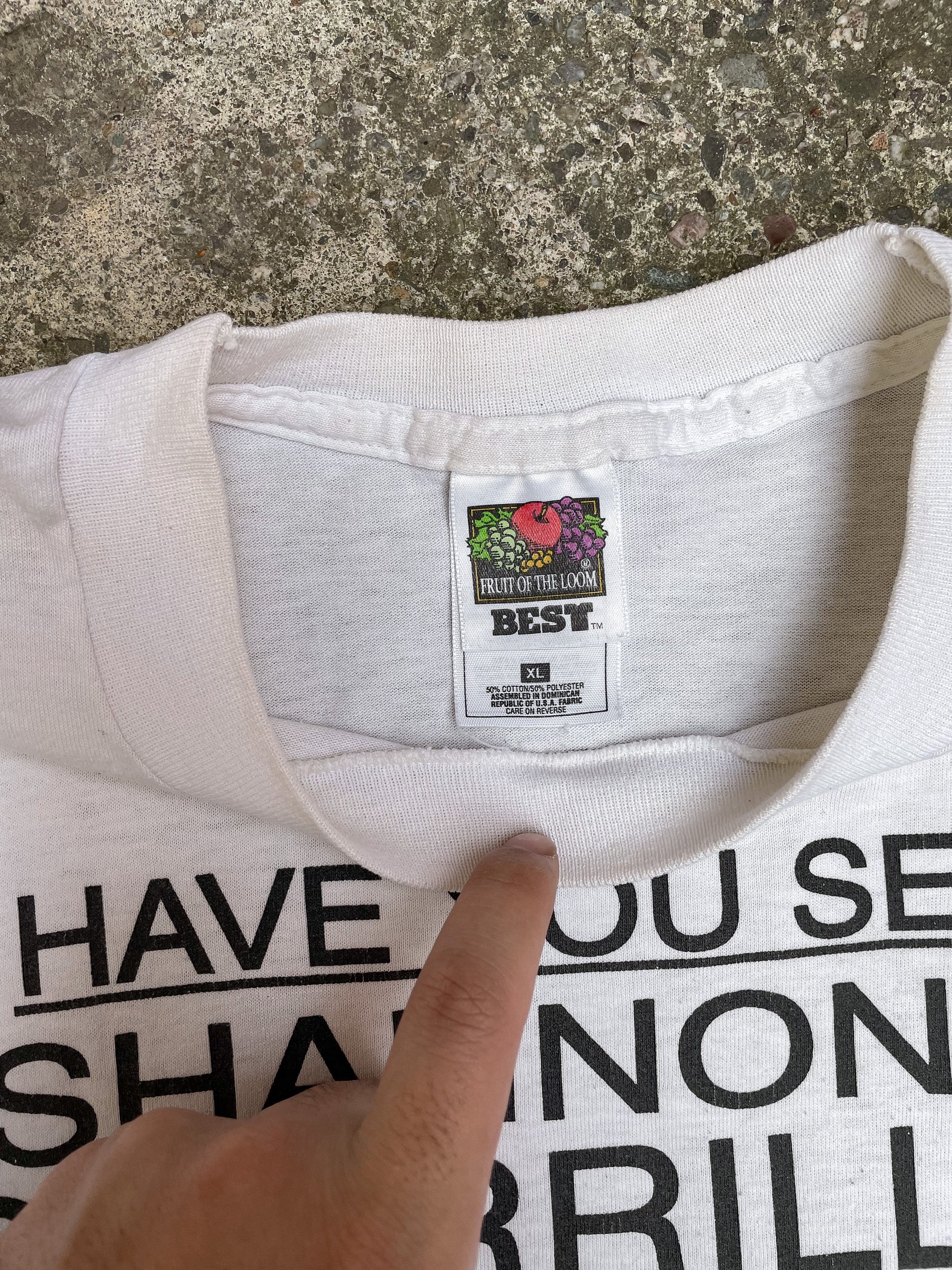 1990s “Have You Seen Shannon M Sherrill??” Single Stitched Tee